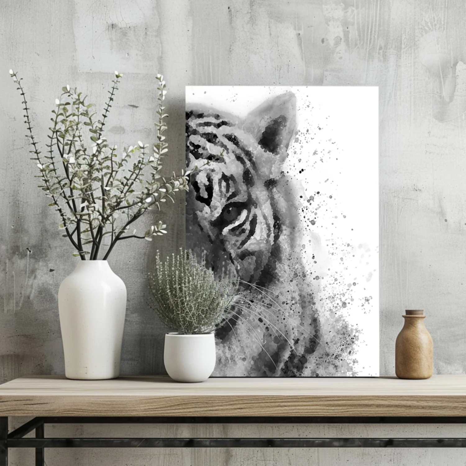 Tiger Aluminum Print - Image 2