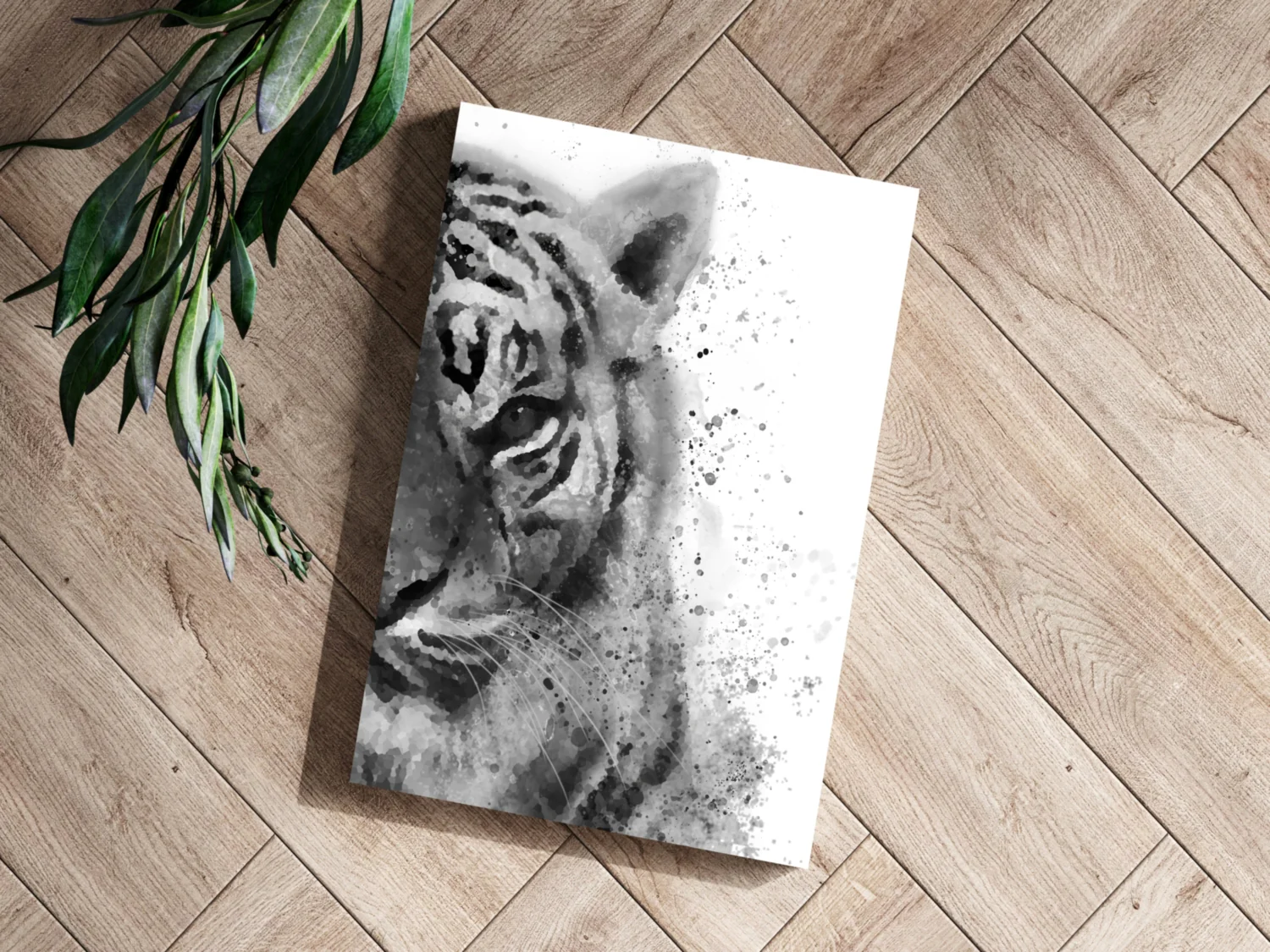 Tiger Aluminum Print - Image 3