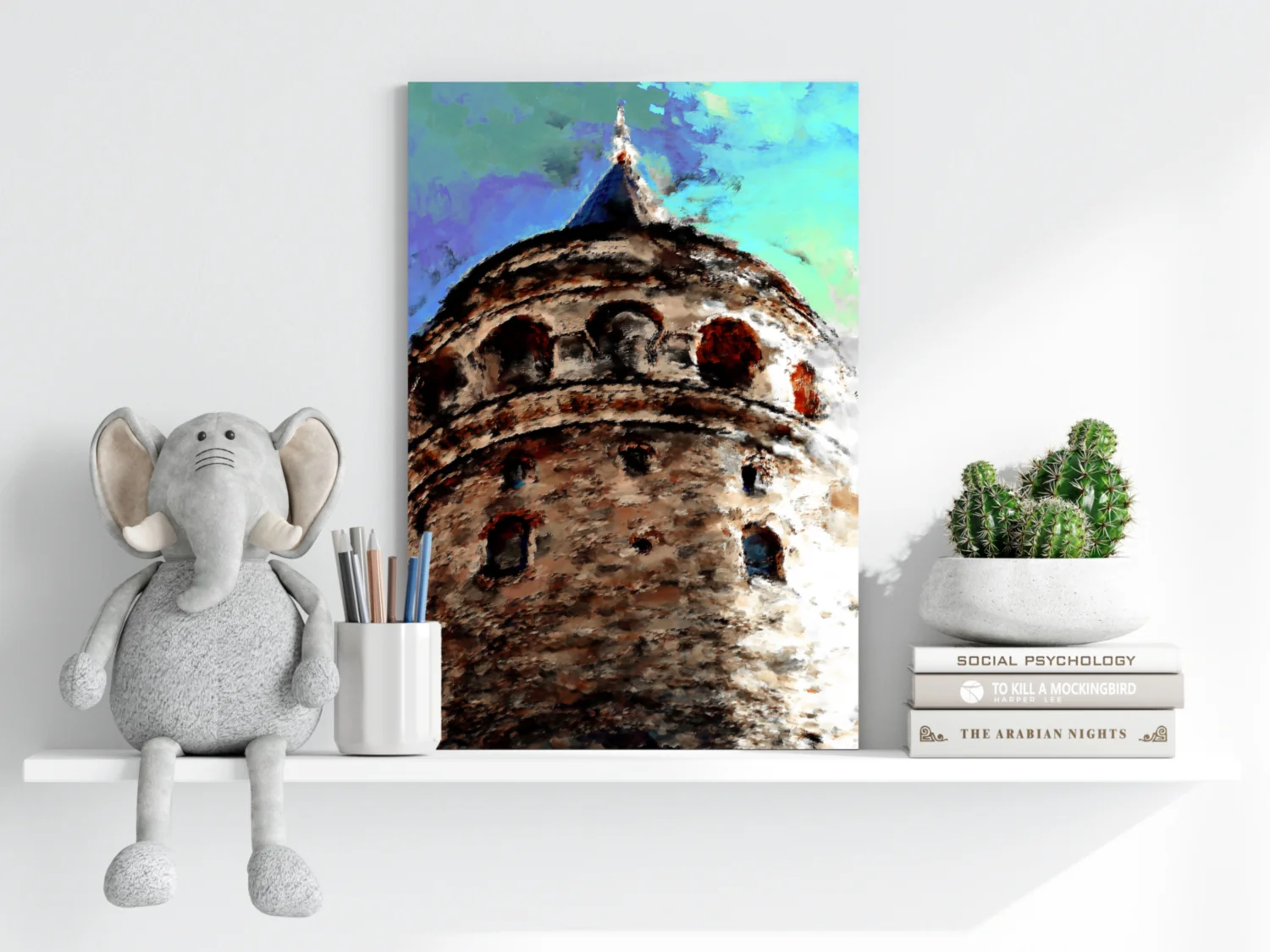 Galata Tower Aluminum Print - Image 6