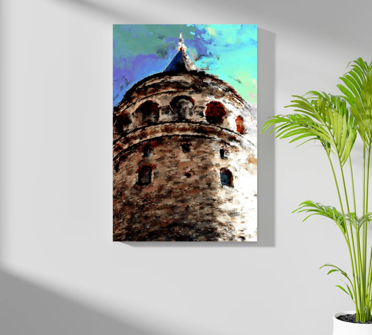 Galata Tower Aluminum Print - Image 7