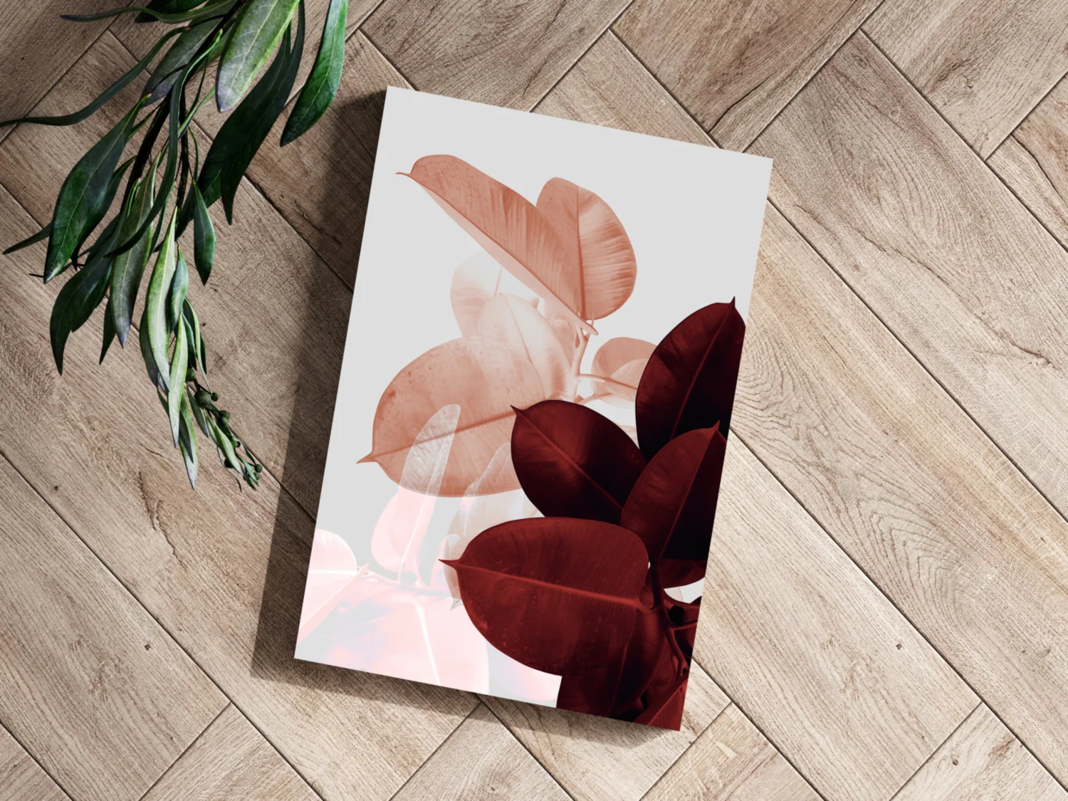 Leaves Aluminum Print - Image 3