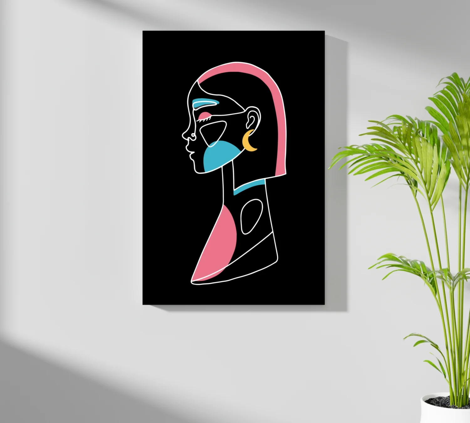 Line Art V3 Aluminum Print - Image 7