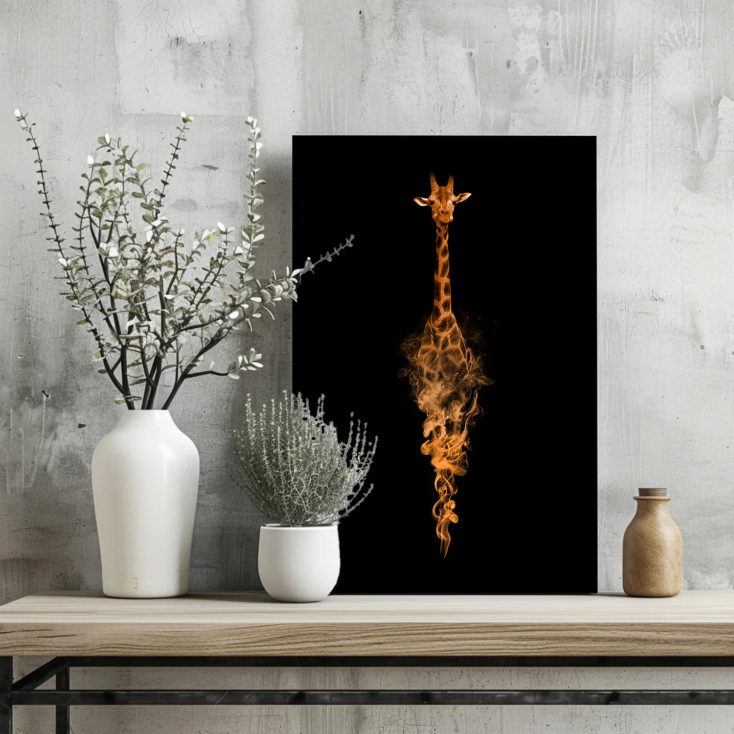 Giraffe Aluminum Print - Image 2