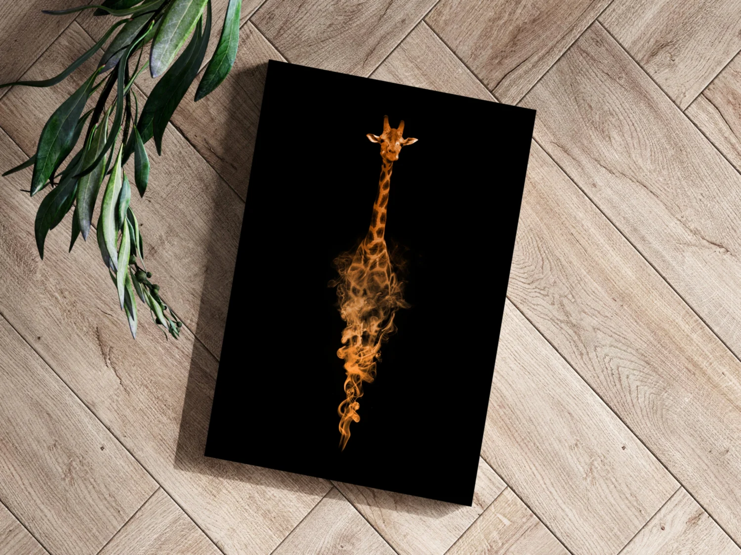 Giraffe Aluminum Print - Image 3