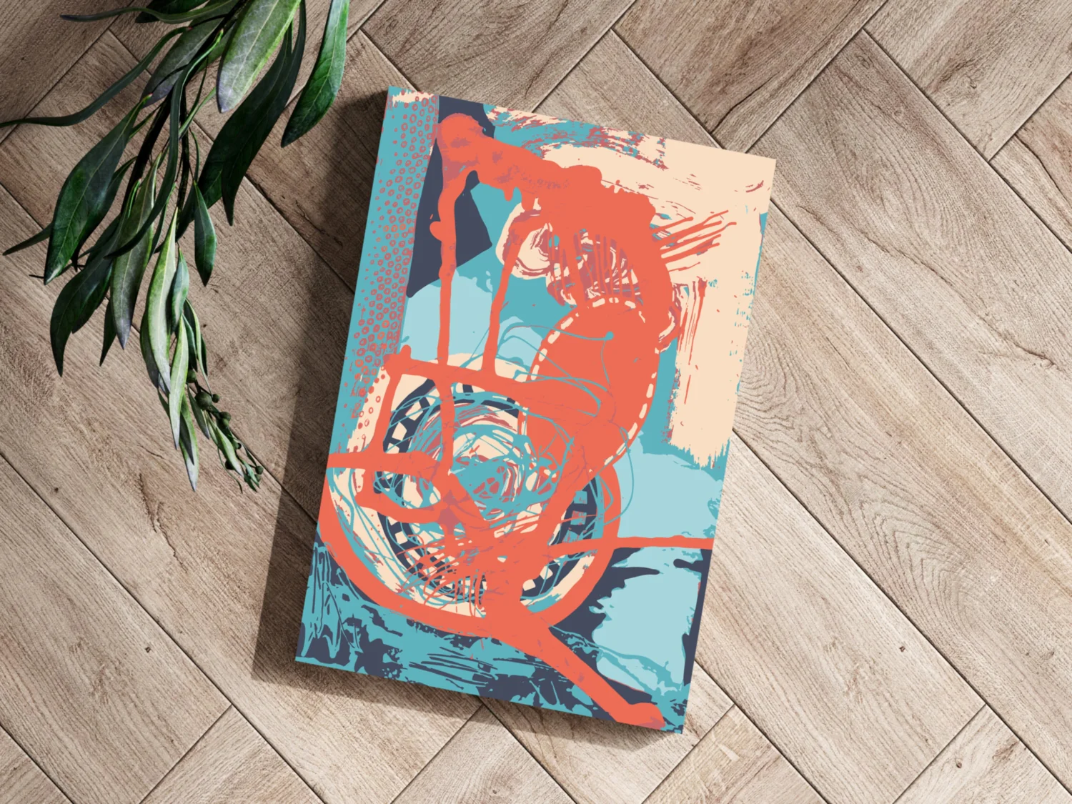 Modern Art Aluminum Print - Image 3