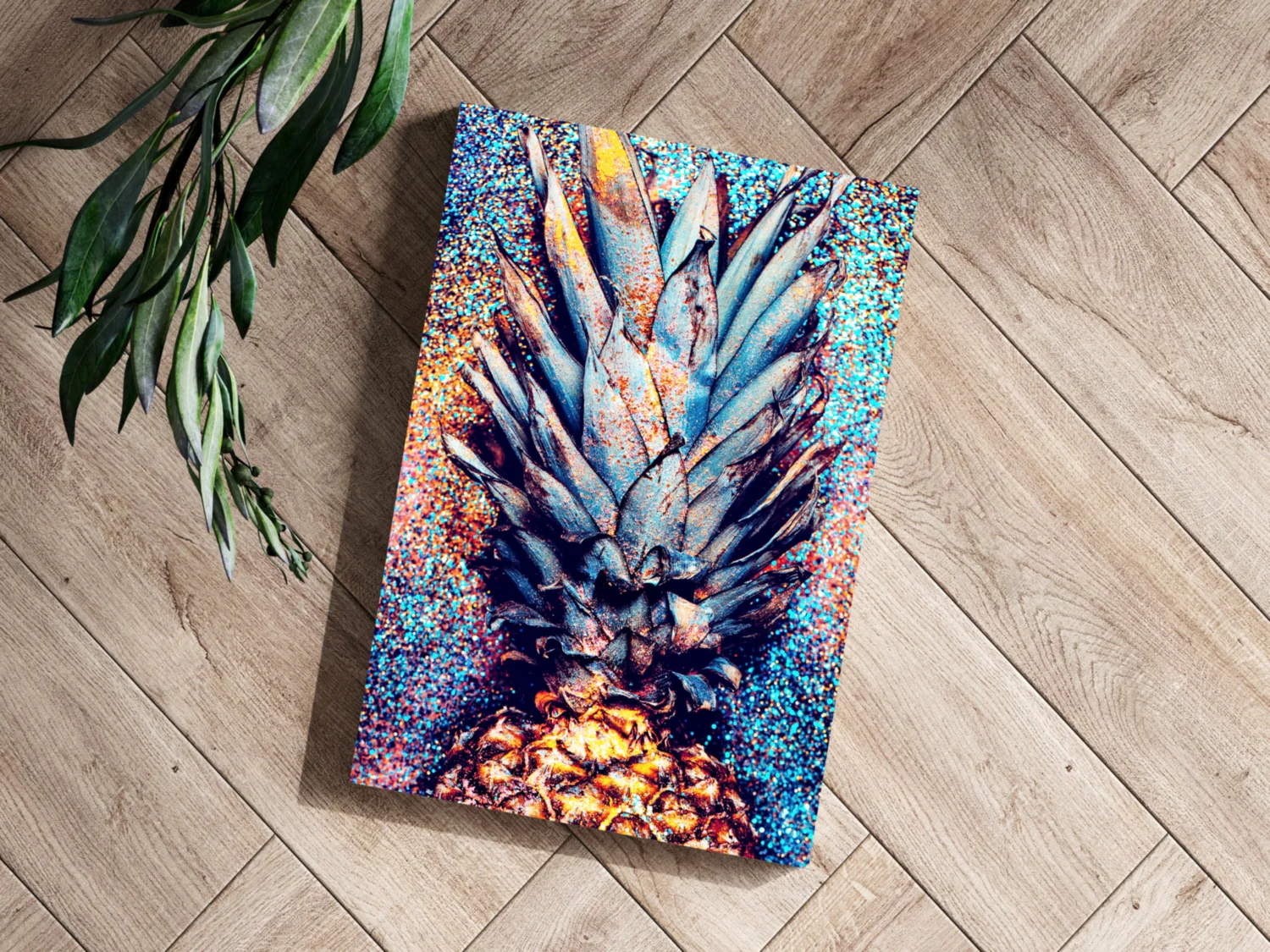Pineapple Aluminum Print - Image 3