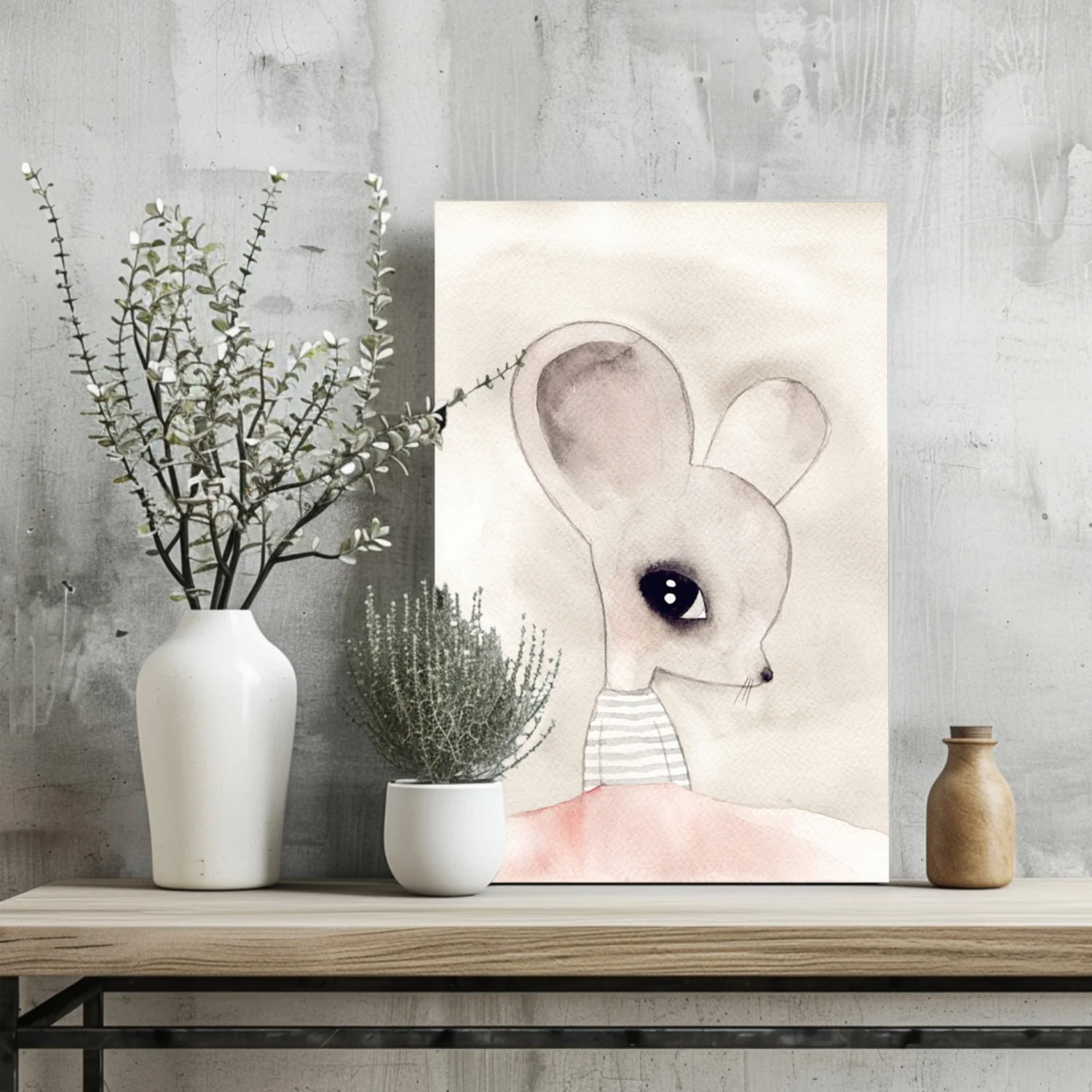 Mice Aluminum Print - Image 2