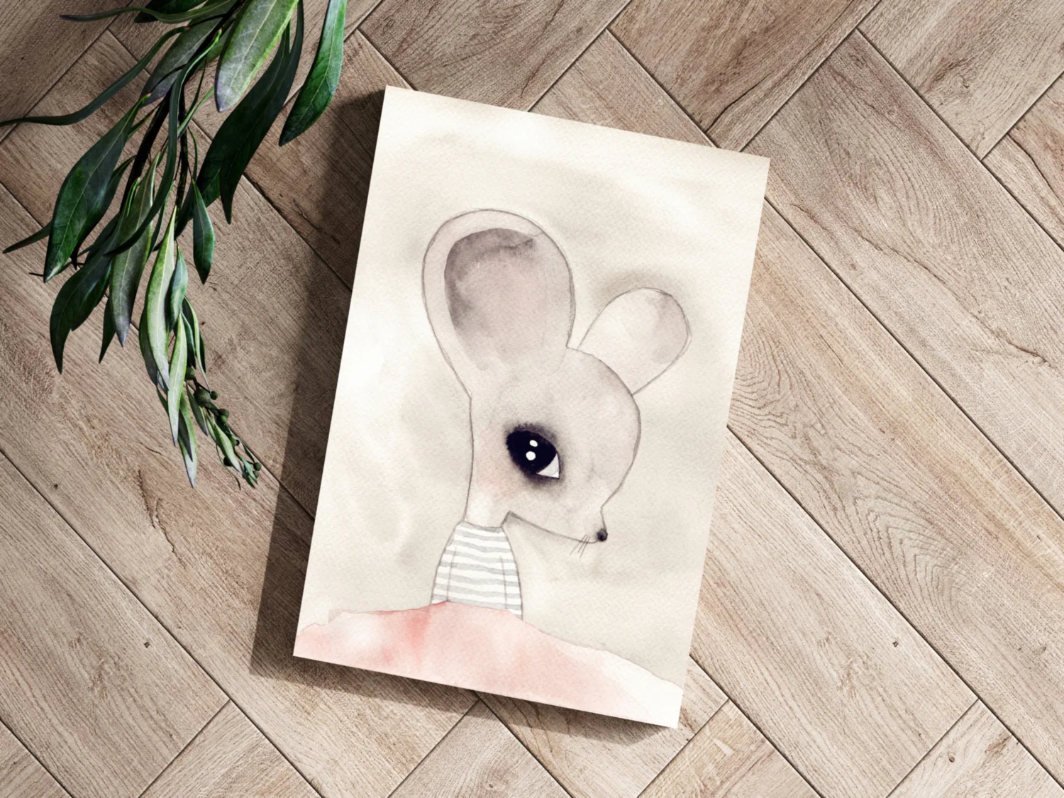 Mice Aluminum Print - Image 3