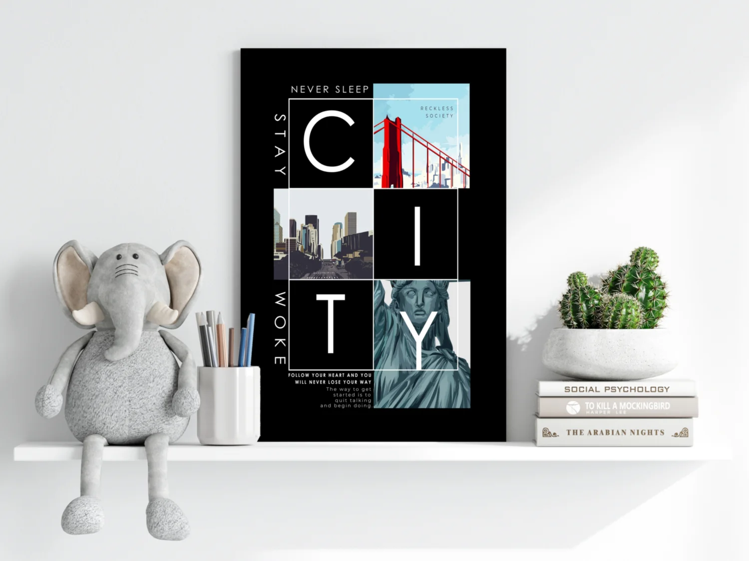 City Aluminum Print - Image 6