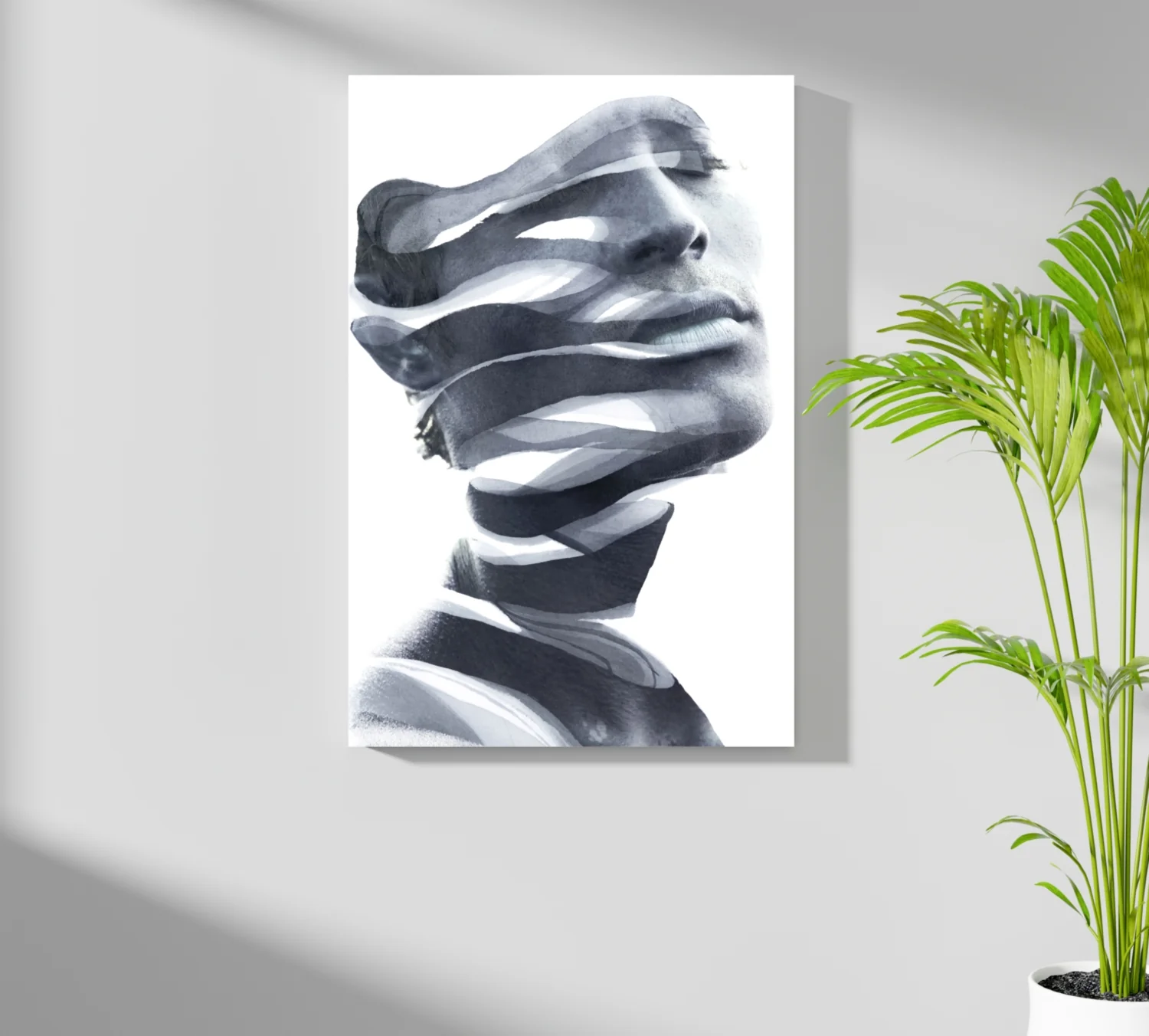 Abstract Woman Aluminum Print - Image 7