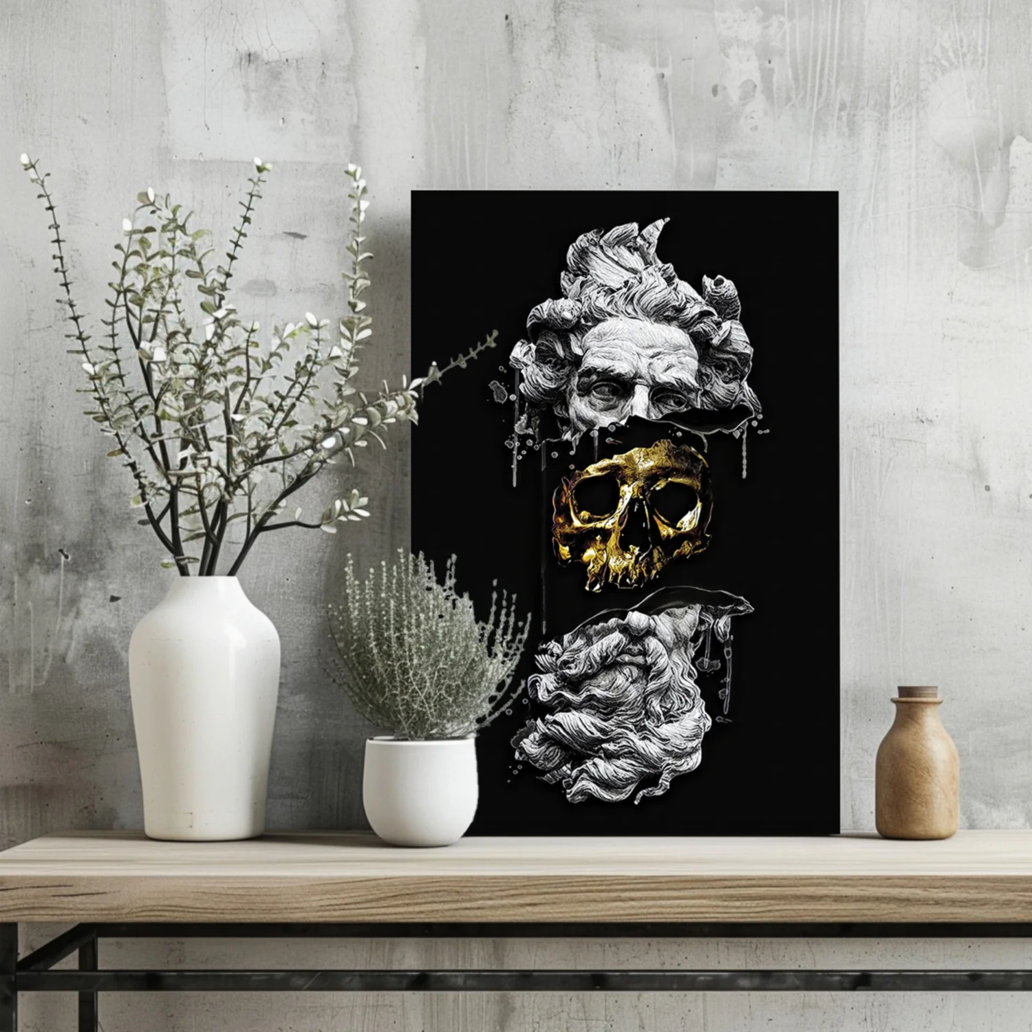 Contemporary Art Statue Aluminum Print - Image 2