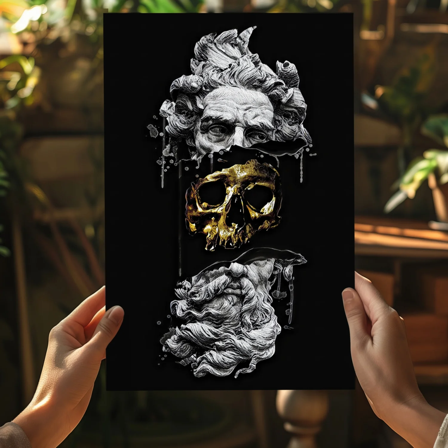 Contemporary Art Statue Aluminum Print - Image 5