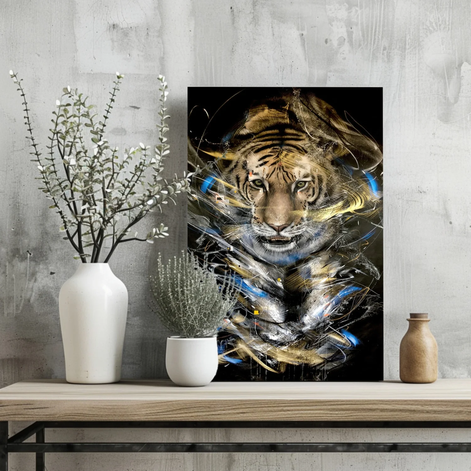 Tiger Aluminum Print - Image 2
