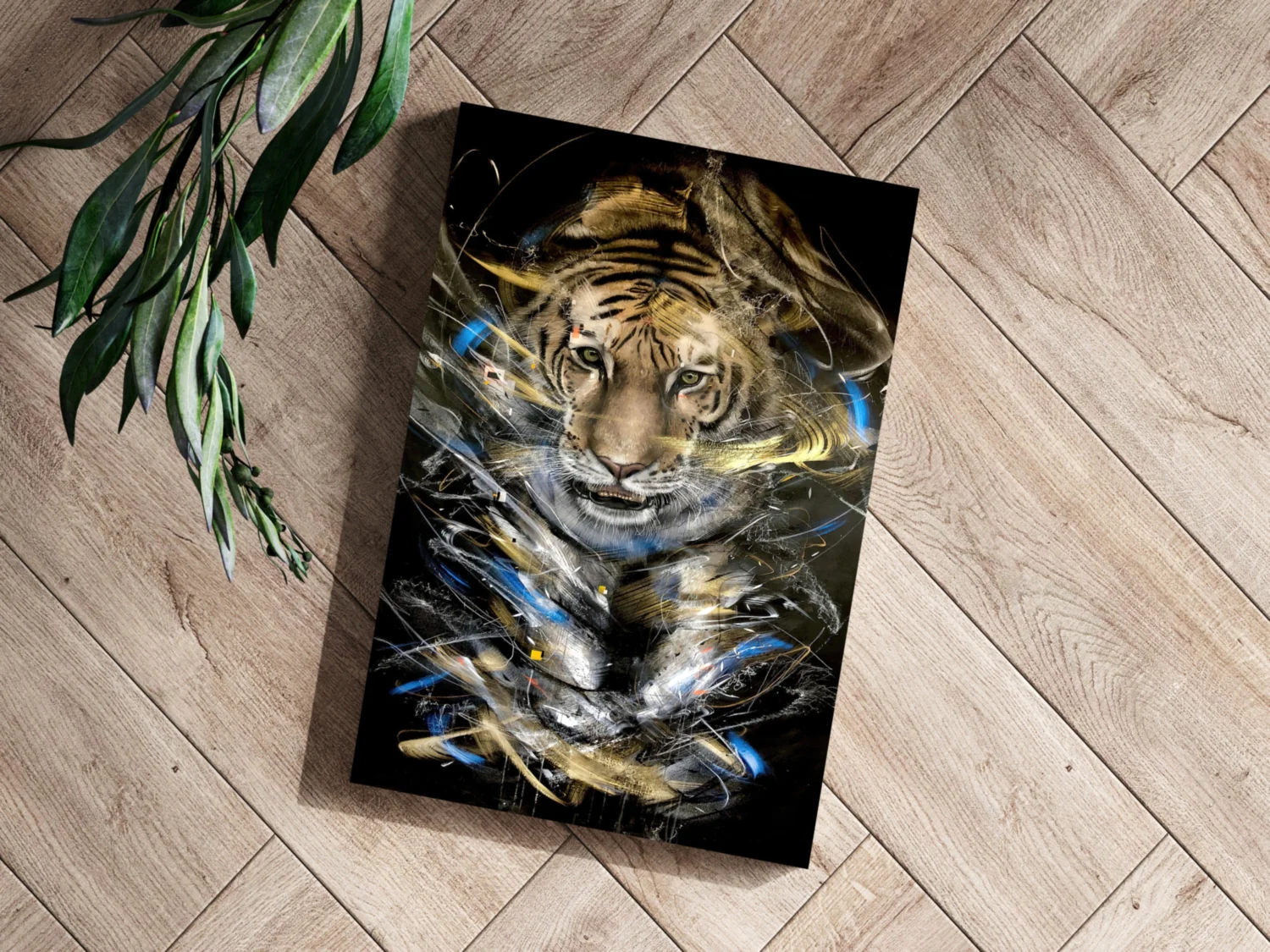 Tiger Aluminum Print - Image 3
