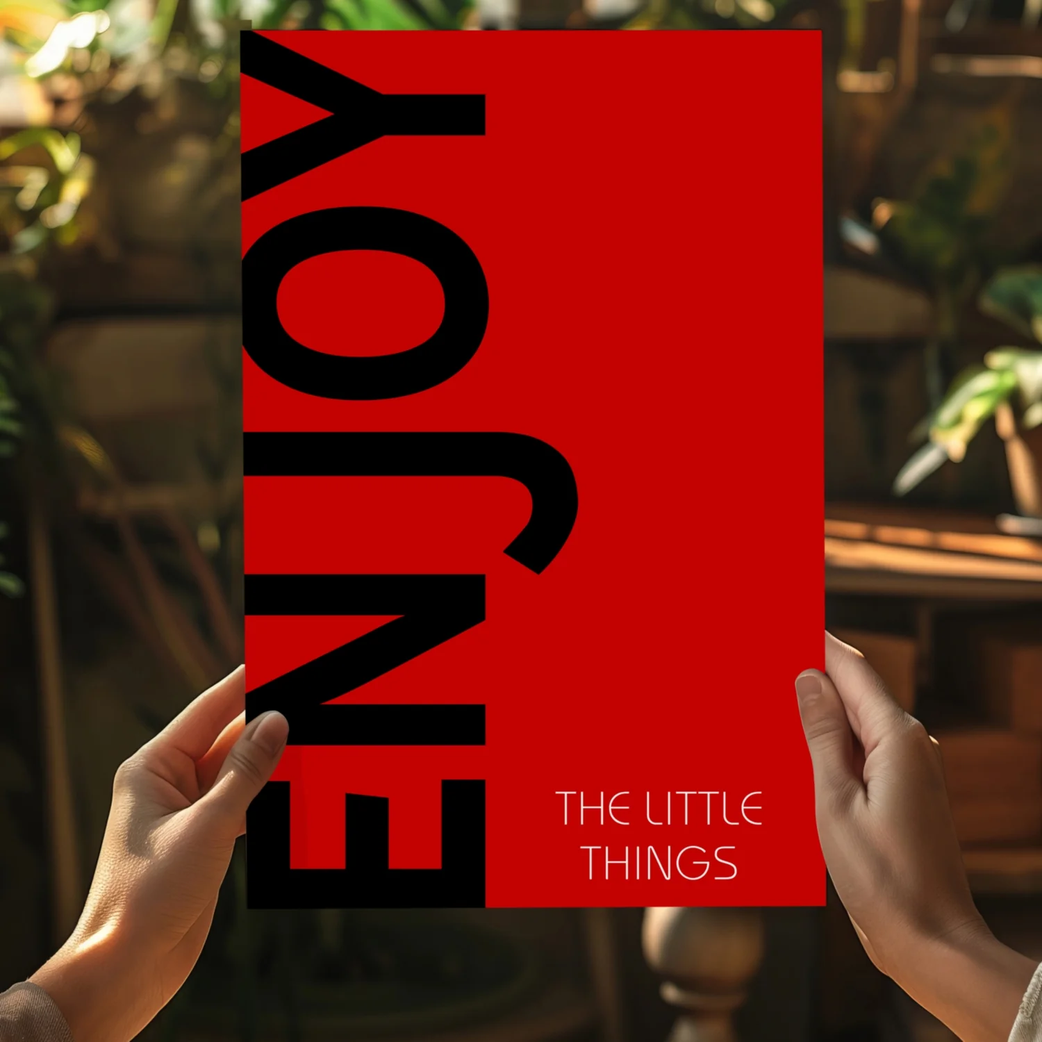 Enjoy The Little Things Aluminum Print - Image 5