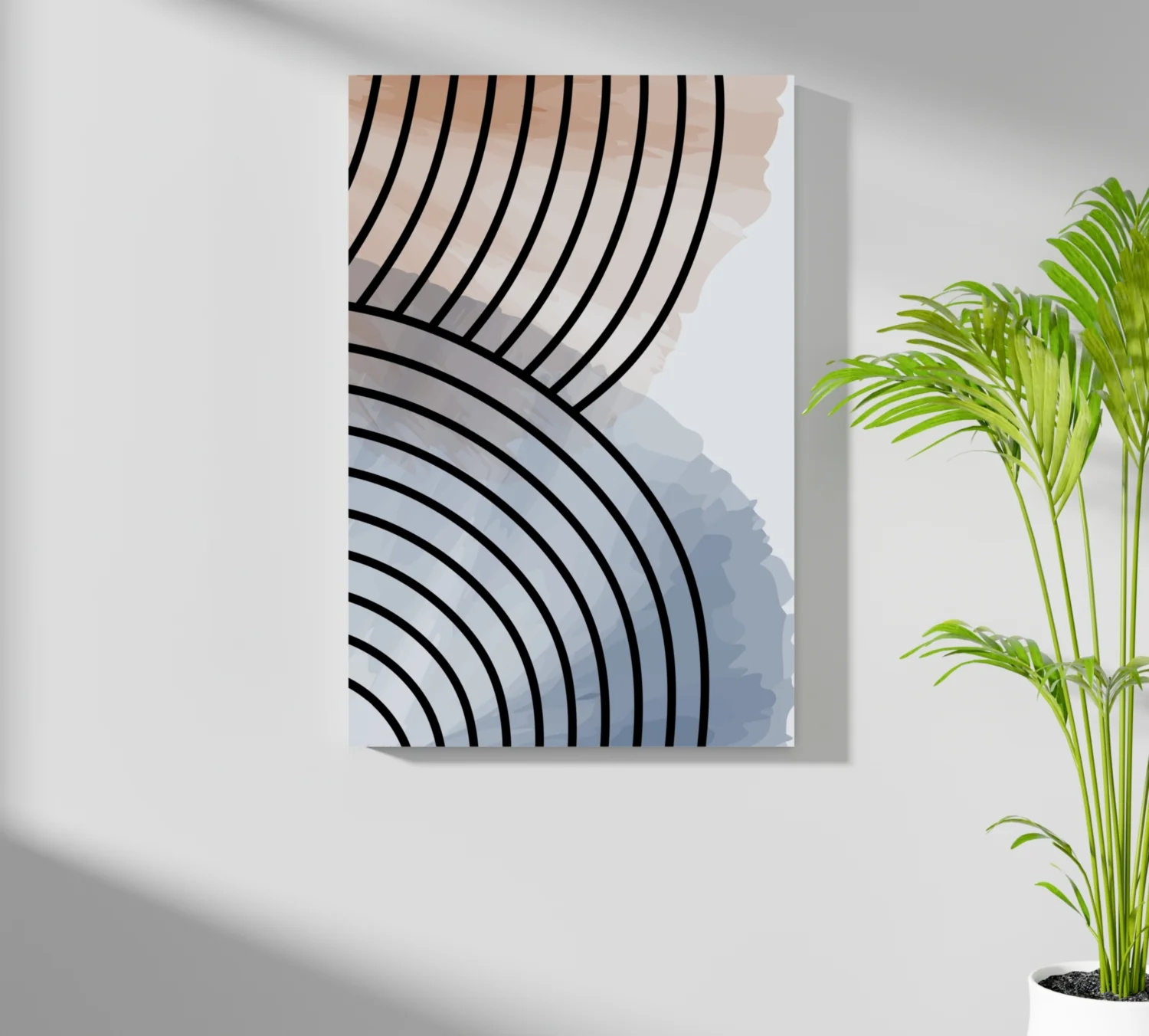 Line Art V14 Aluminum Print - Image 7