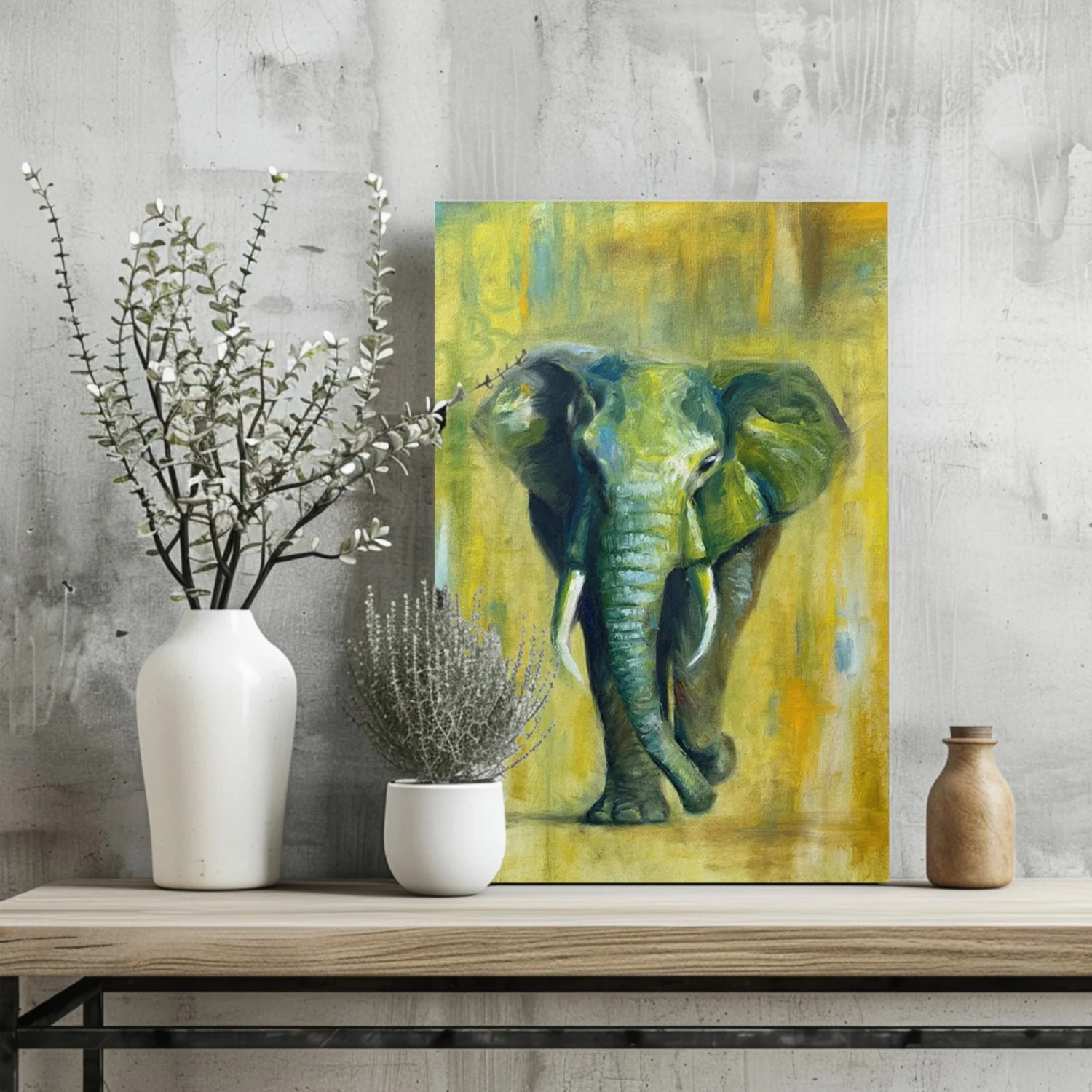 Elephant Aluminum Print - Image 2