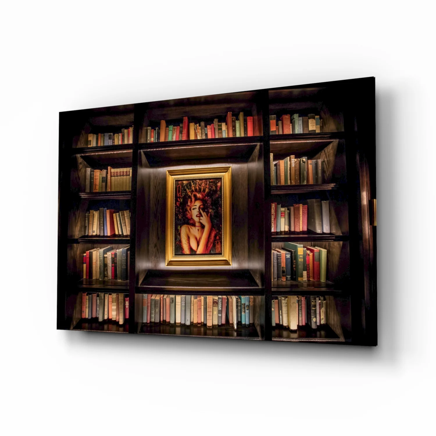 Bookshelf Glass Art - Image 2