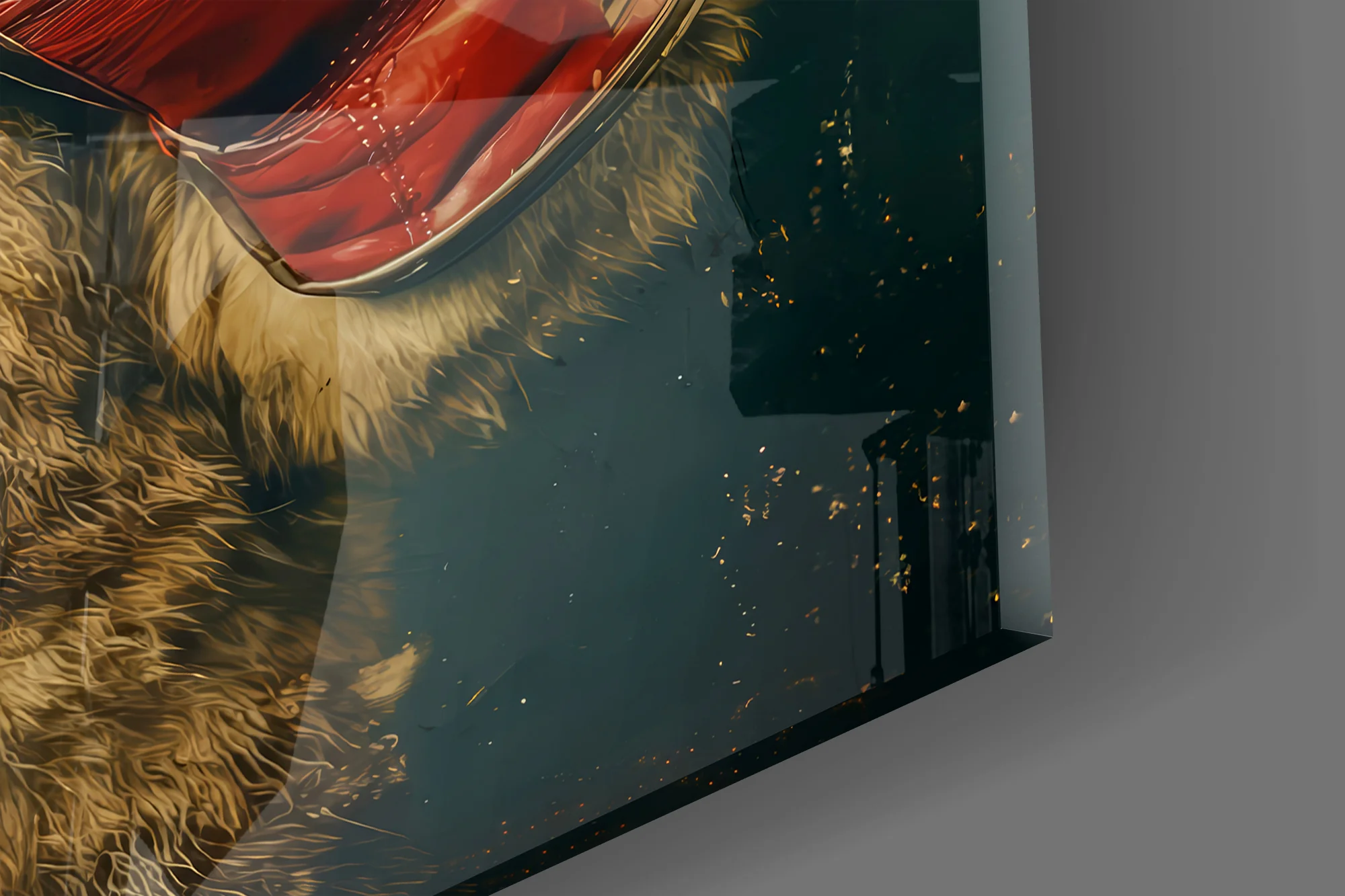 Boxing Bunny Glass Wall Art - Image 4