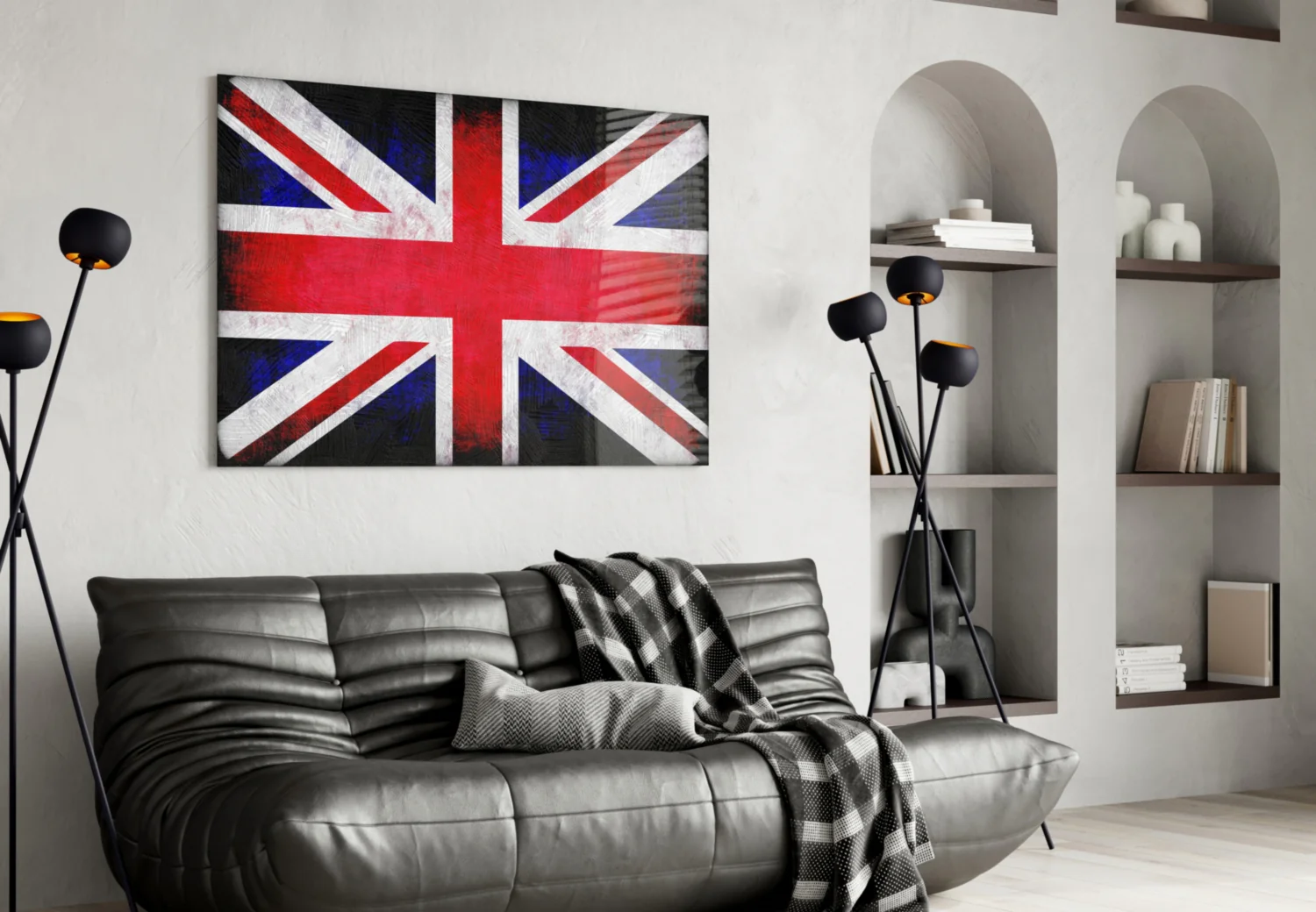 British Flag Glass Wall Art - Image 4