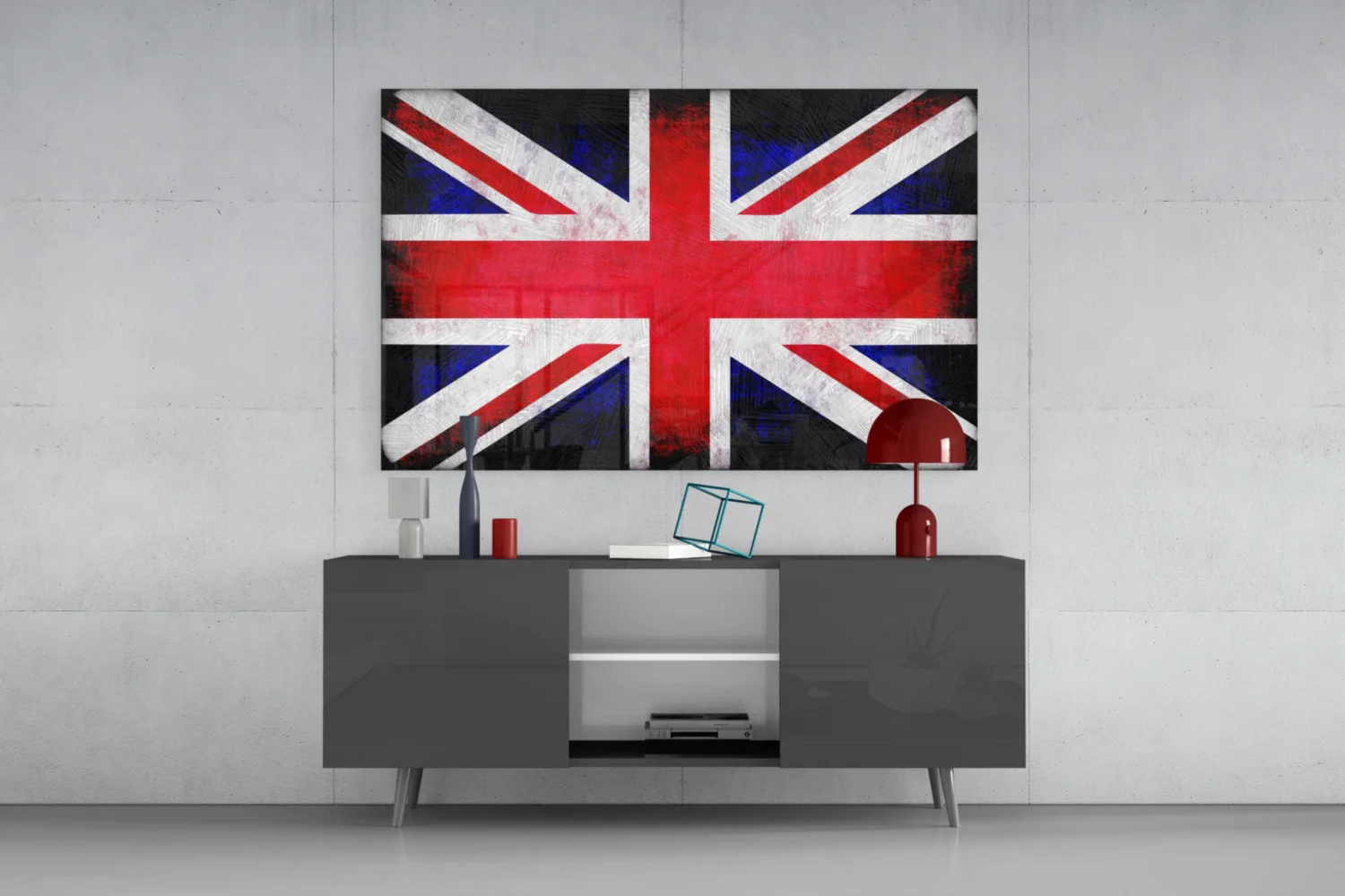 British Flag Glass Wall Art - Image 8