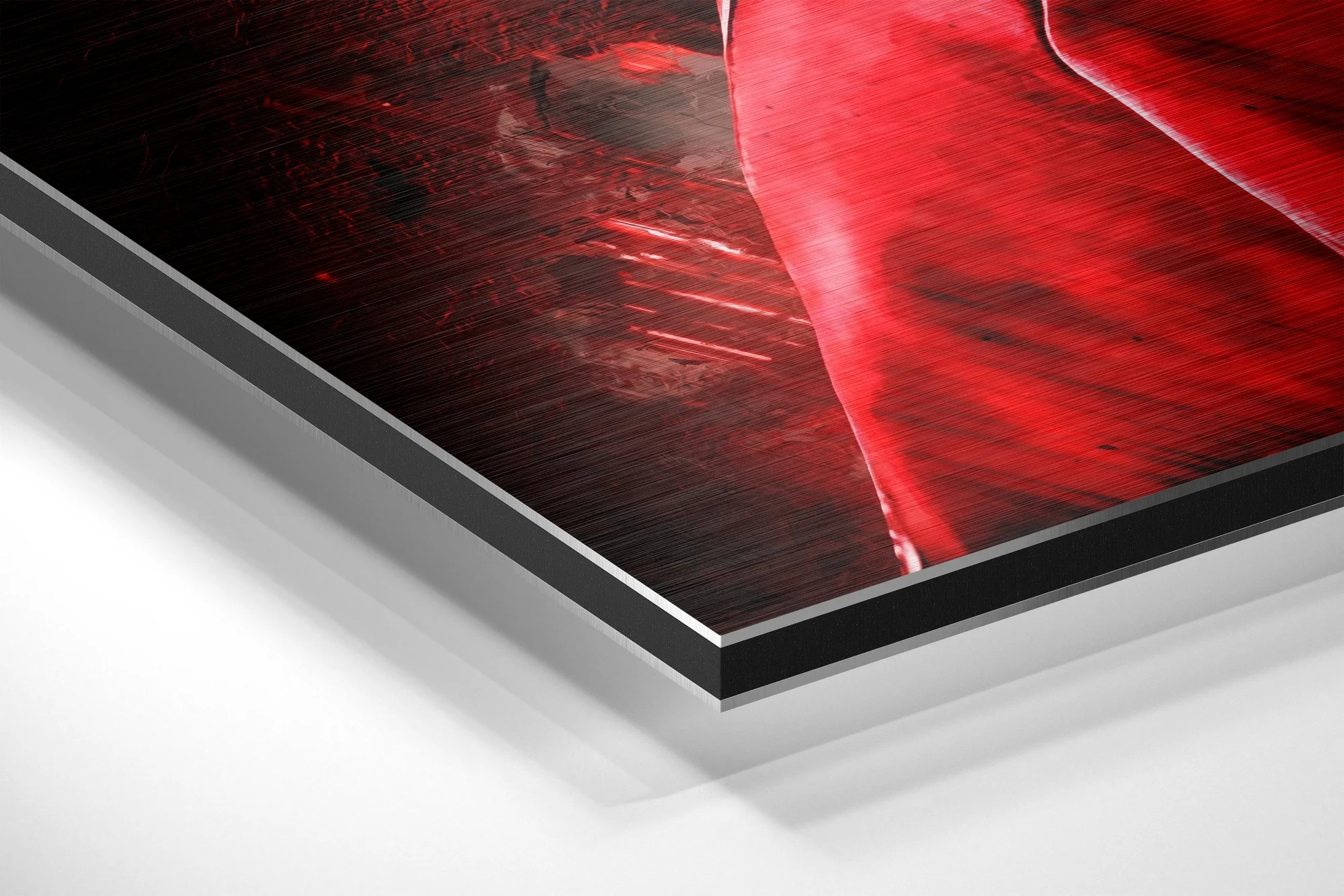 West Coast Rapper Portrait Brushed Aluminium Dibond Wall Art - Image 2