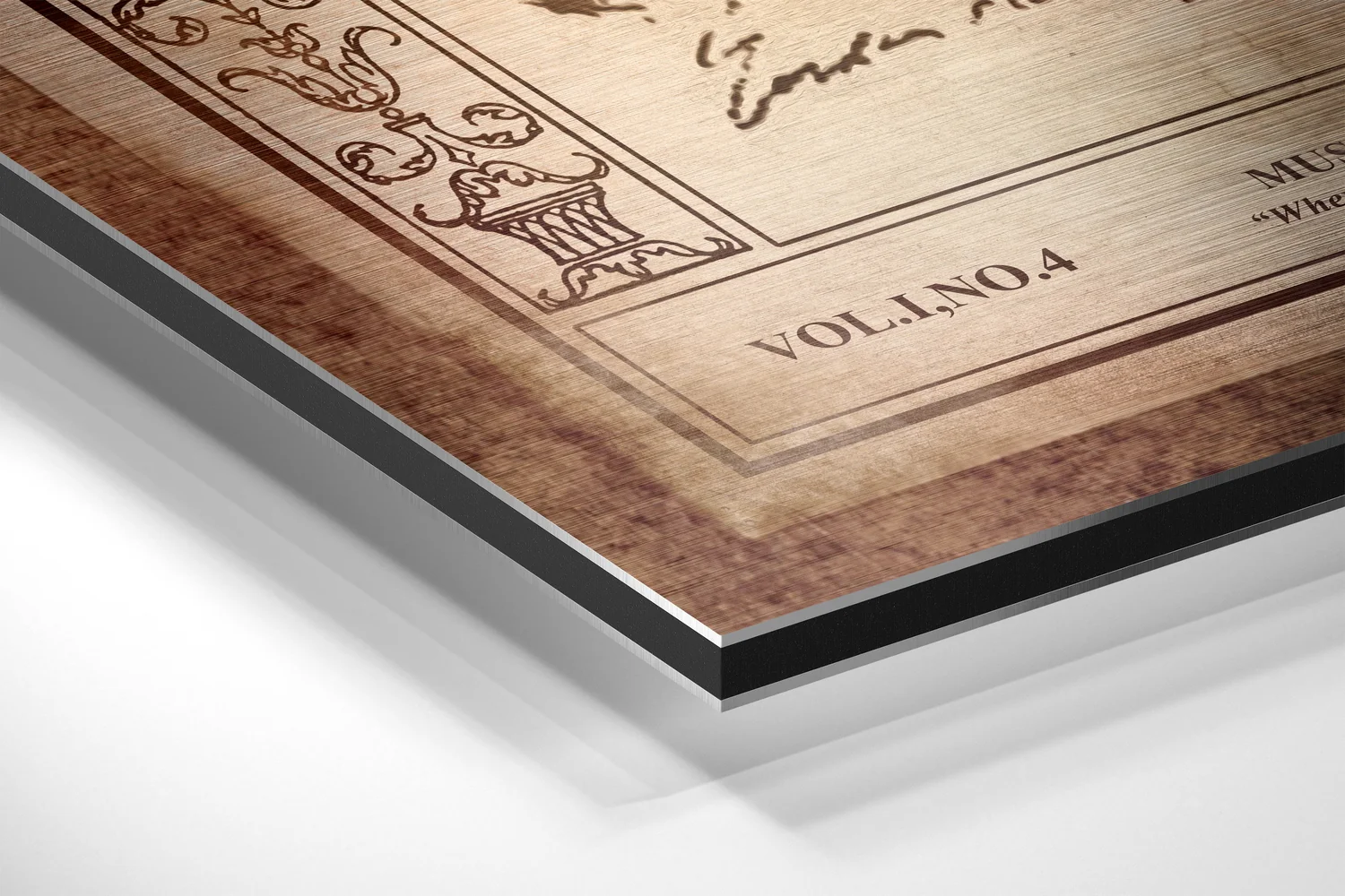 Atatürk Brushed Aluminium Dibond Wall Art - Image 2