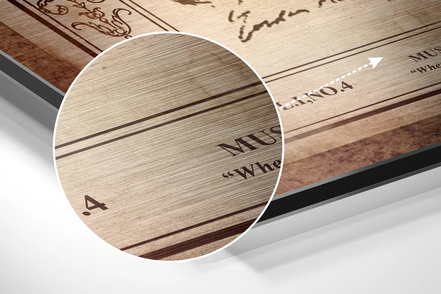 Atatürk Brushed Aluminium Dibond Wall Art - Image 3