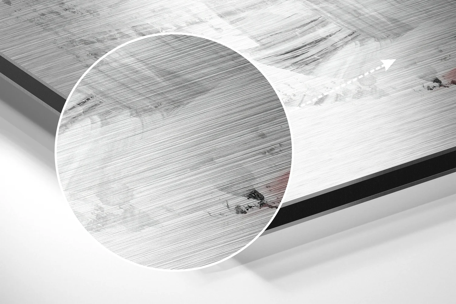 Flamingo Brushed Aluminium Dibond Wall Art - Image 3