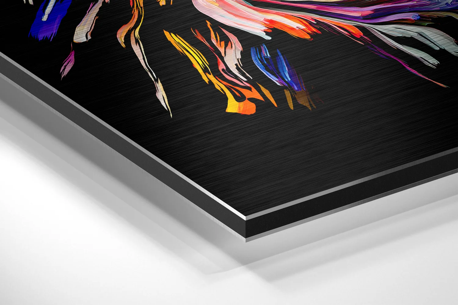 Colorful Feelings Brushed Aluminium Dibond Wall Art - Image 2