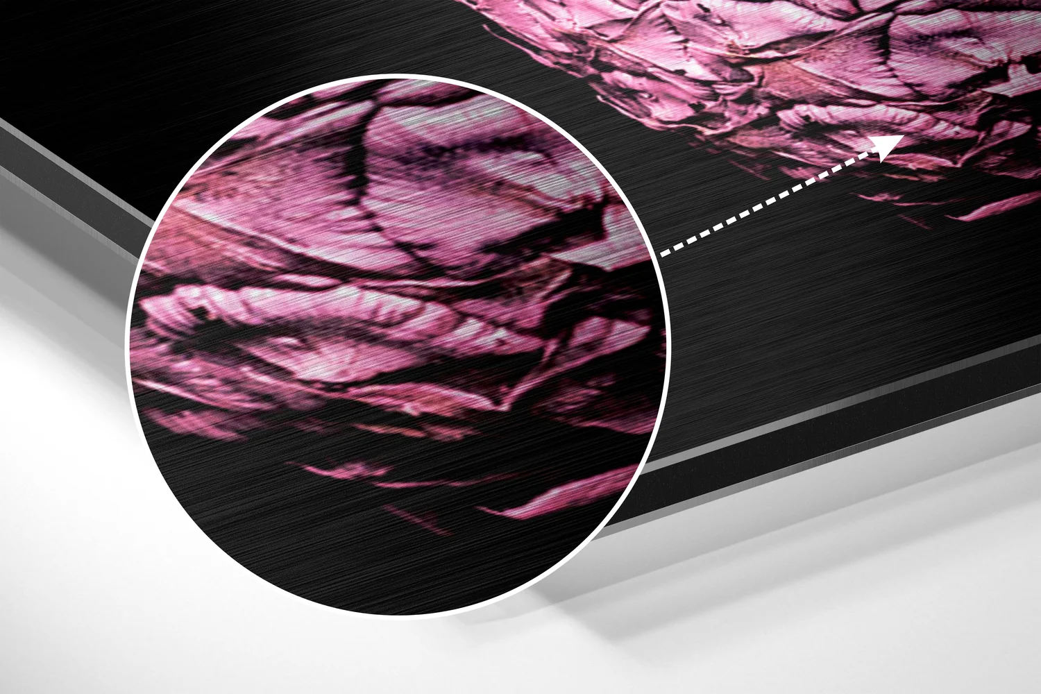Pineapple Brushed Aluminium Dibond Wall Art - Image 3