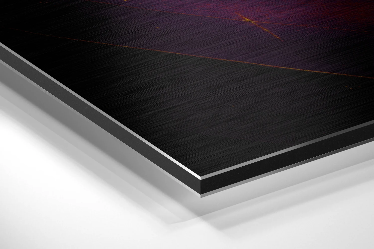 Leaf Brushed Aluminium Dibond Wall Art - Image 2