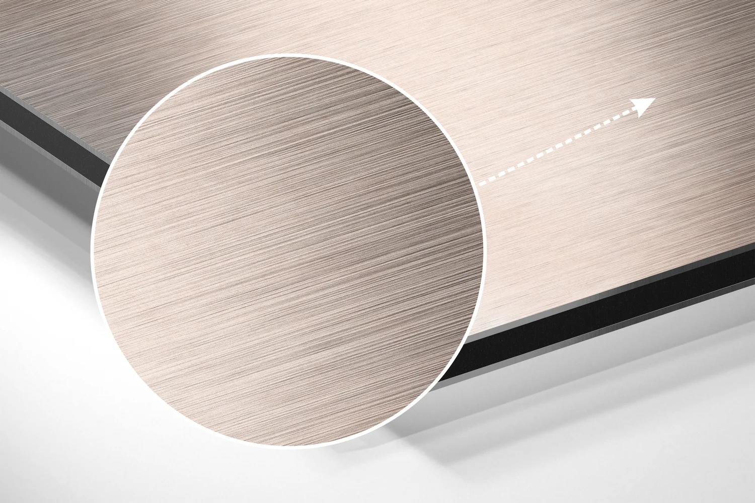 Dots Brushed Aluminium Dibond Wall Art - Image 3