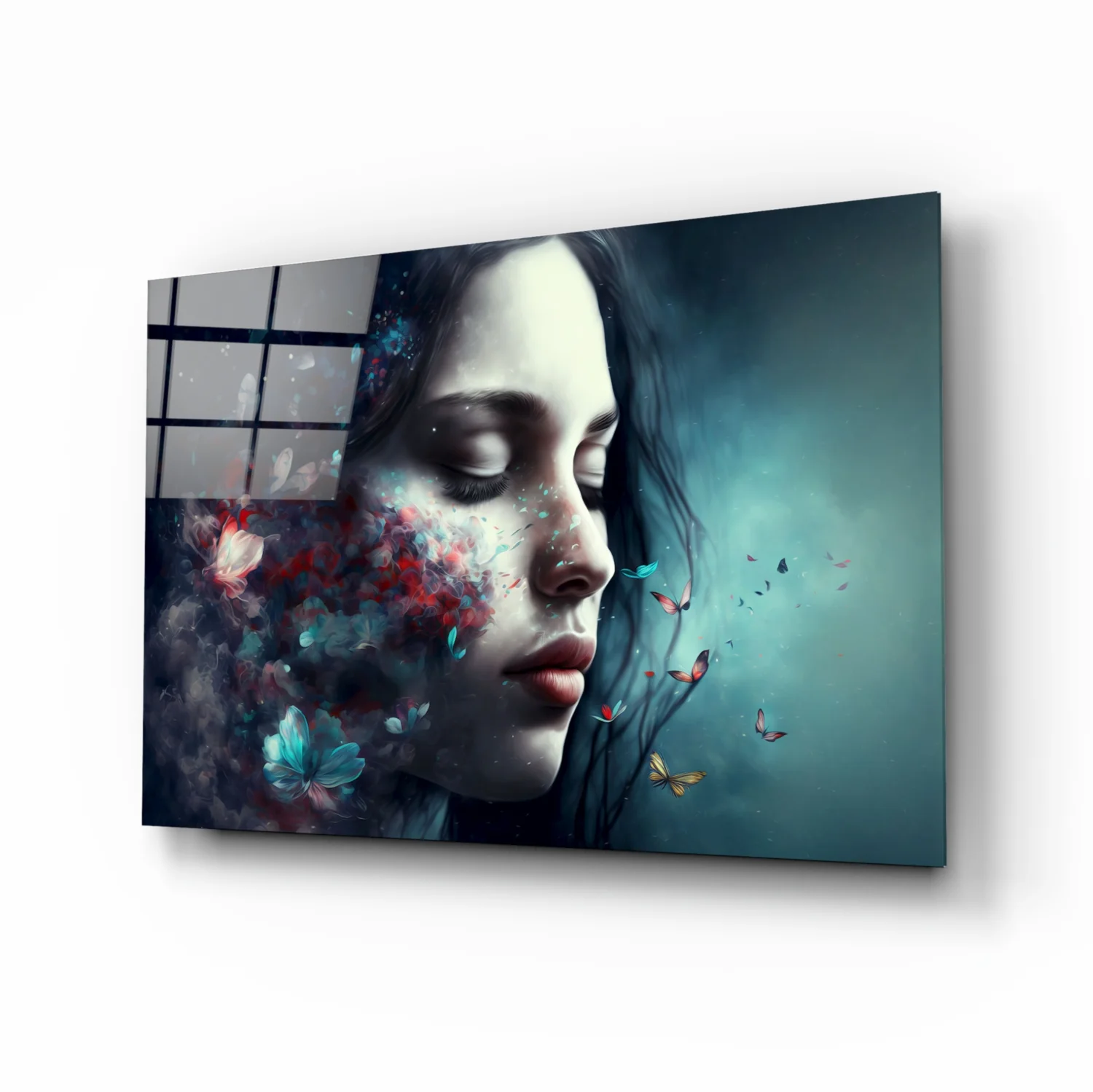 Butterfly Dreams Glass Wall Art || Designer Collection - Image 2