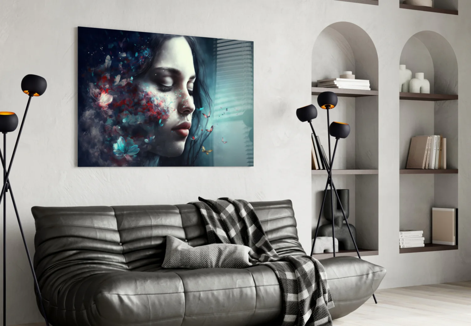 Butterfly Dreams Glass Wall Art || Designer Collection - Image 5