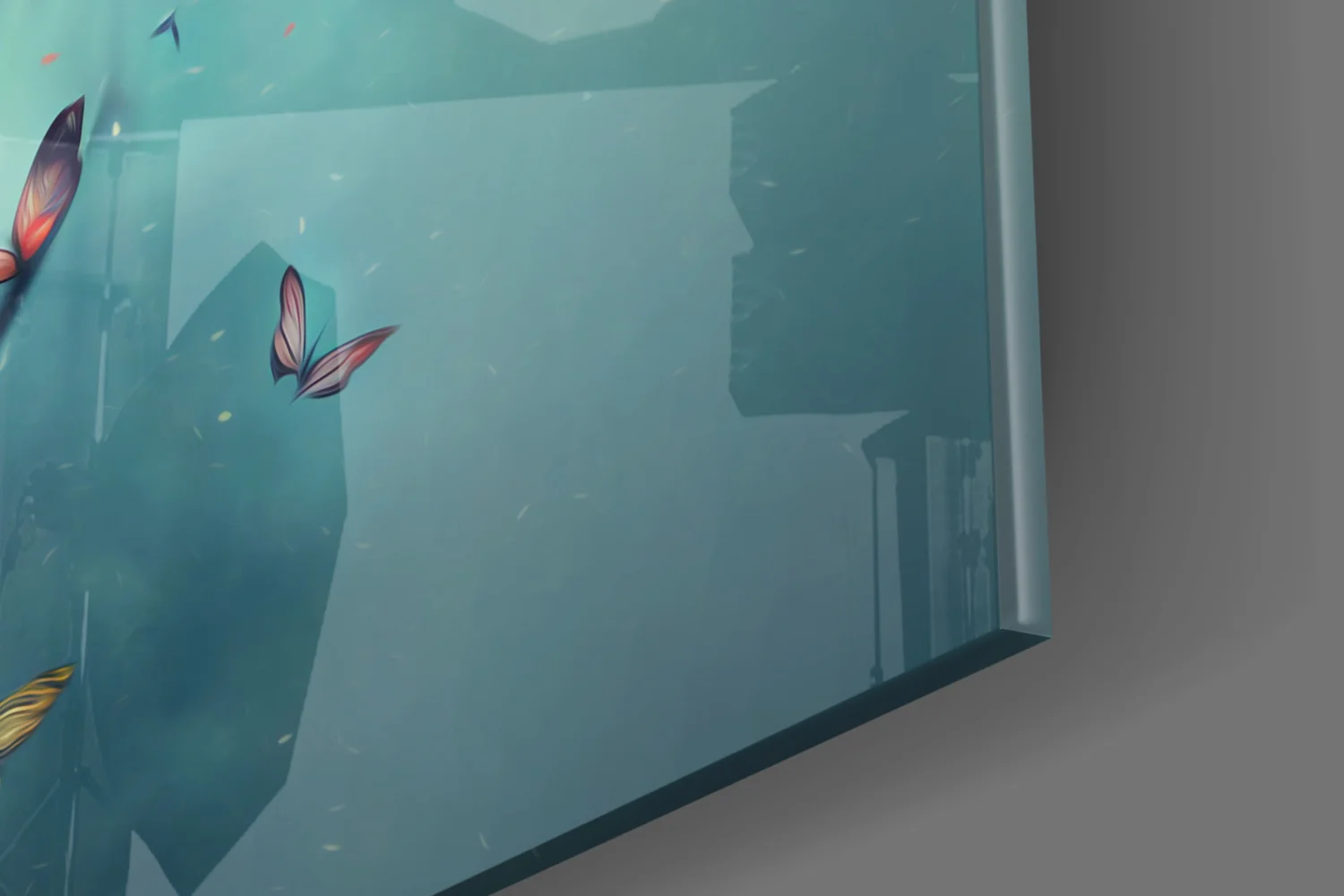 Butterfly Dreams Glass Wall Art || Designer Collection - Image 8