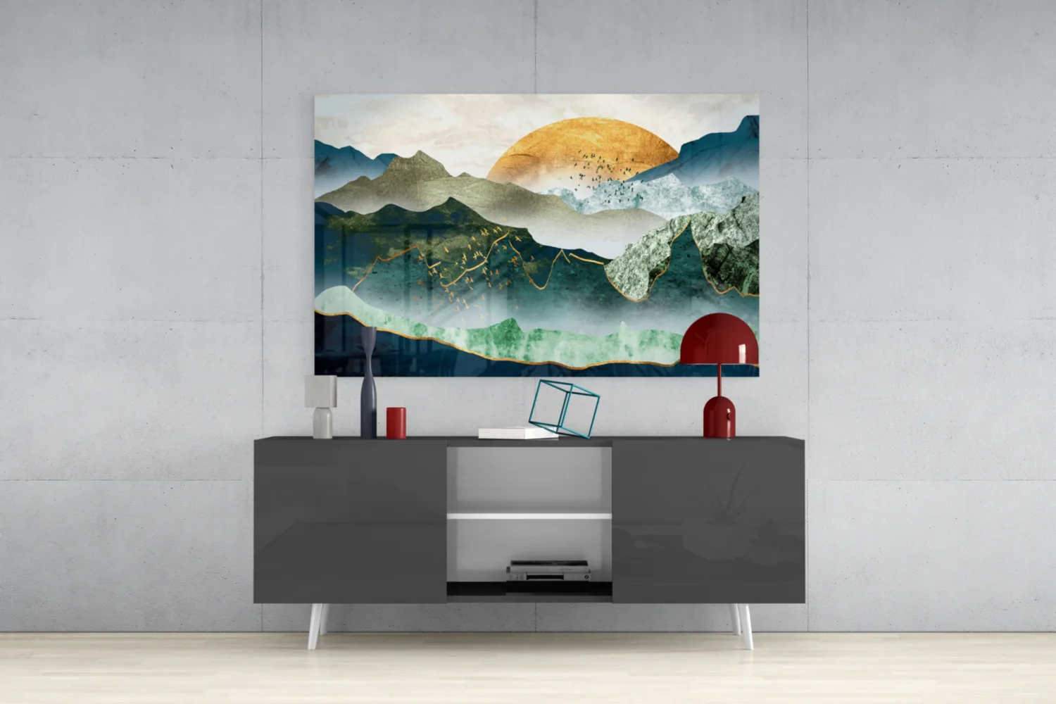 Sunrise Glass Wall Art - Image 9