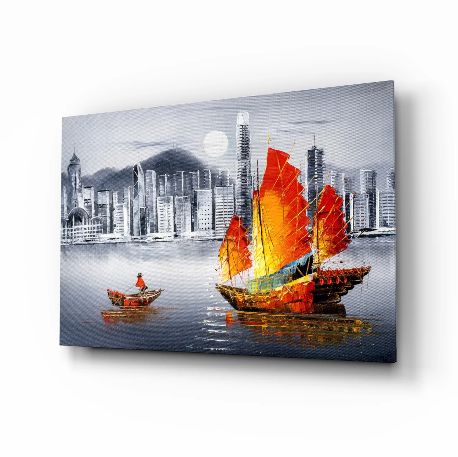 Sailboat Glass Wall Art - Image 2