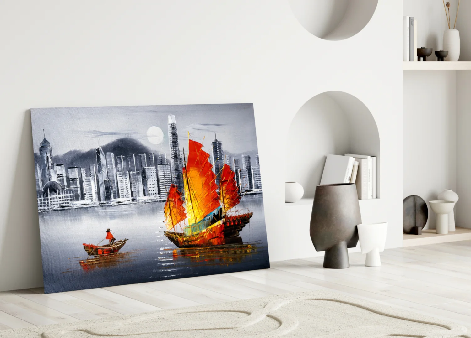 Sailboat Glass Wall Art - Image 4