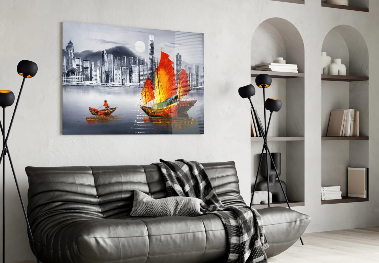 Sailboat Glass Wall Art - Image 5