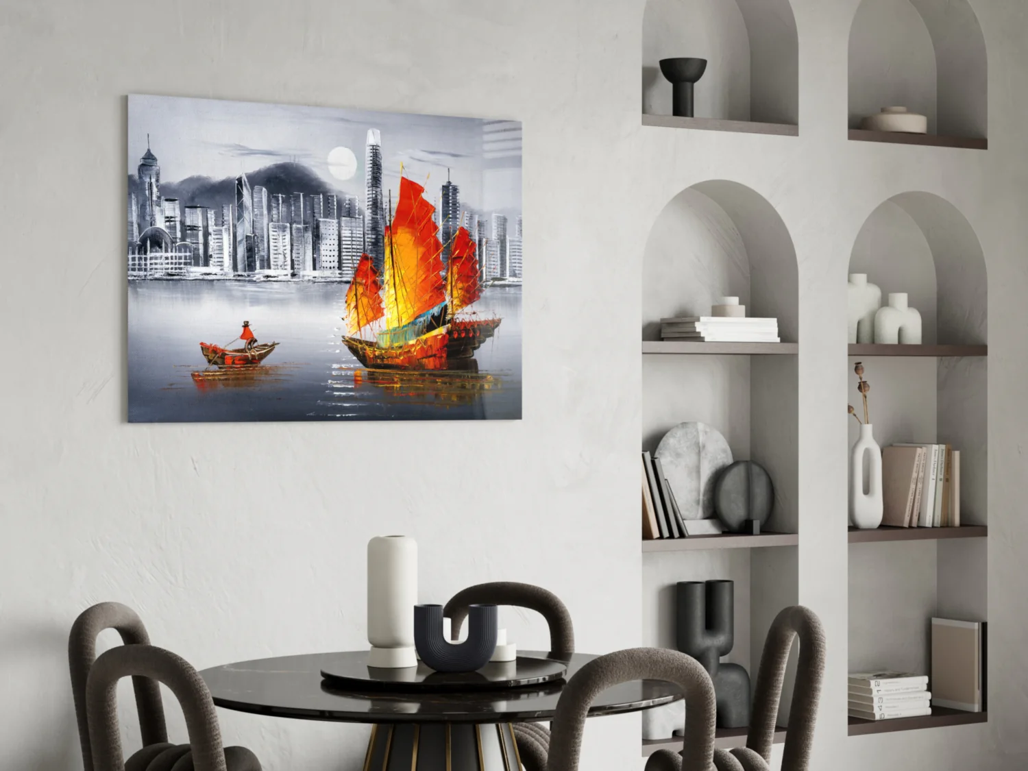 Sailboat Glass Wall Art - Image 6