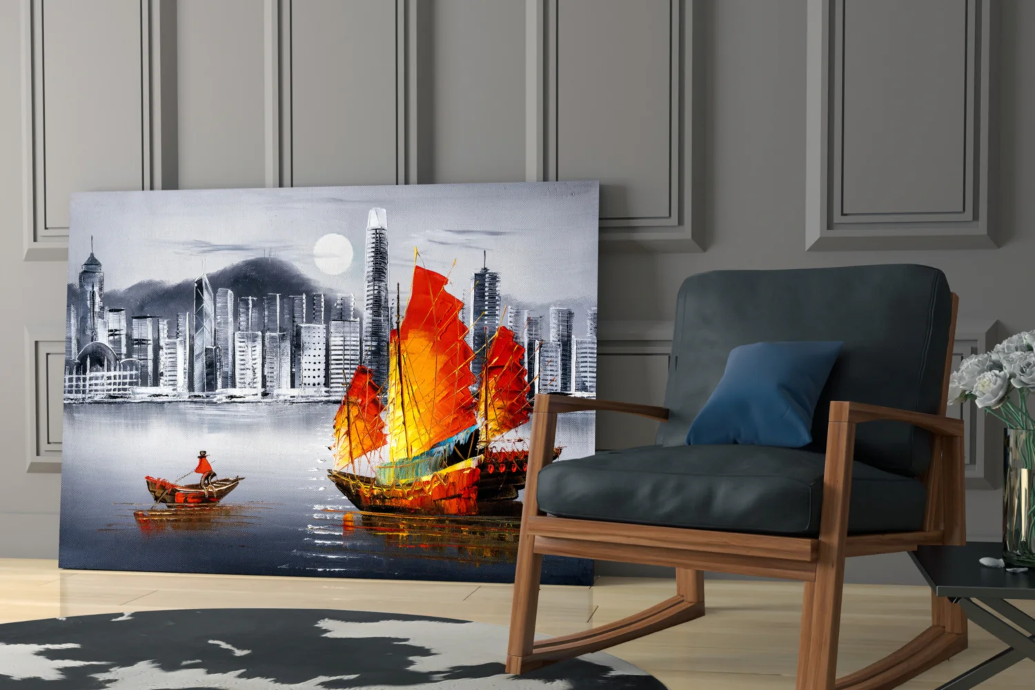 Sailboat Glass Wall Art - Image 7