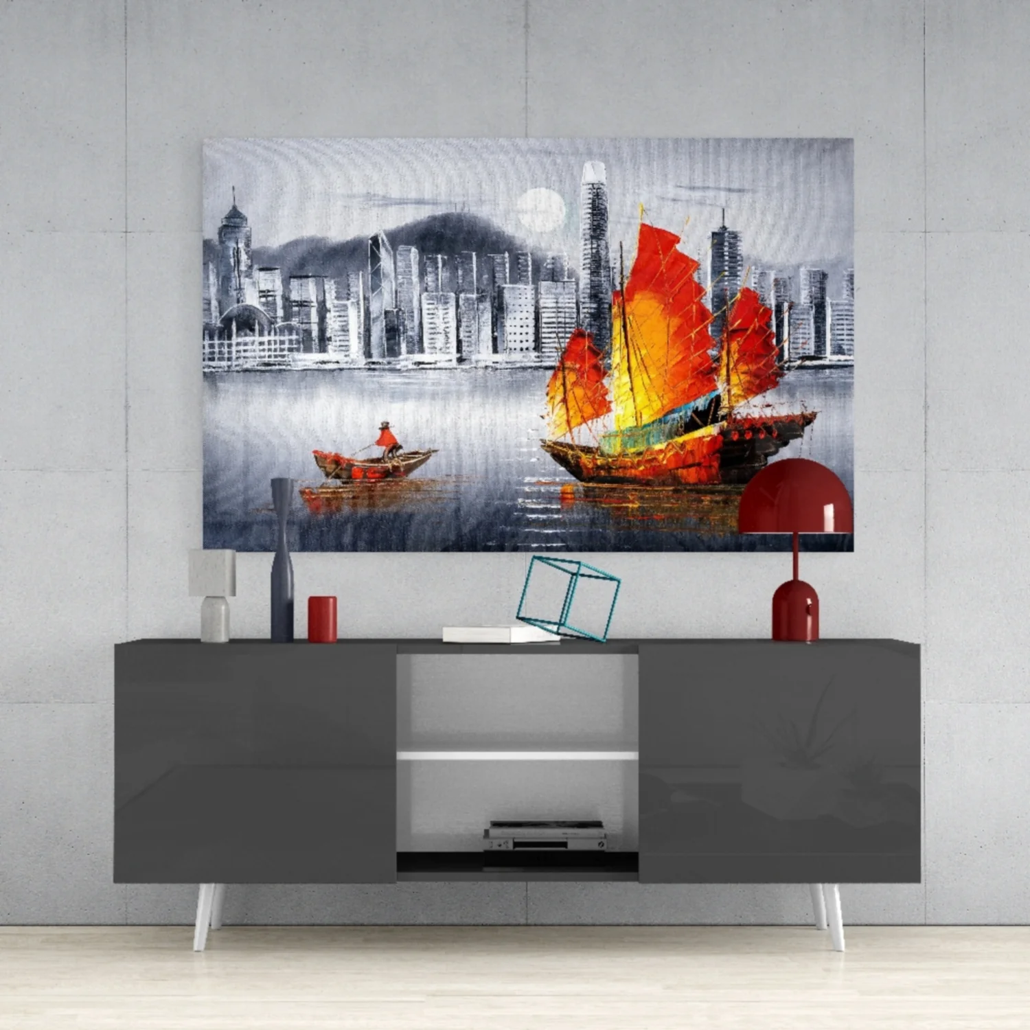 Sailboat Glass Wall Art - Image 9