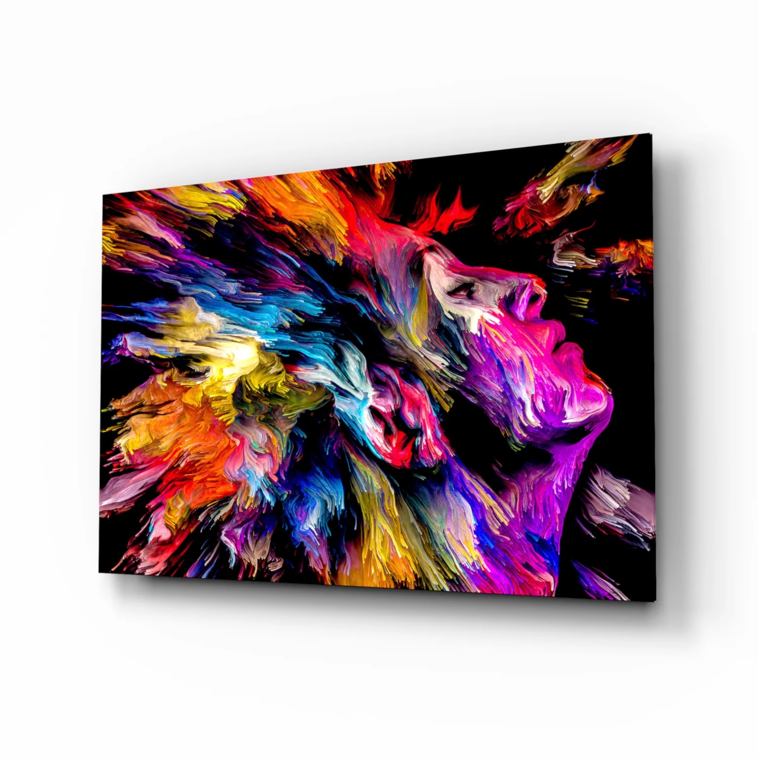 Colorful Thoughts Glass Wall Art - Image 2