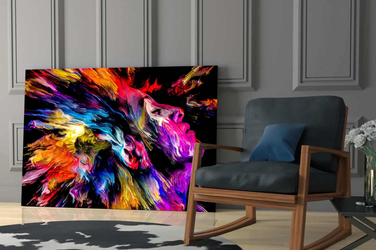 Colorful Thoughts Glass Wall Art - Image 7