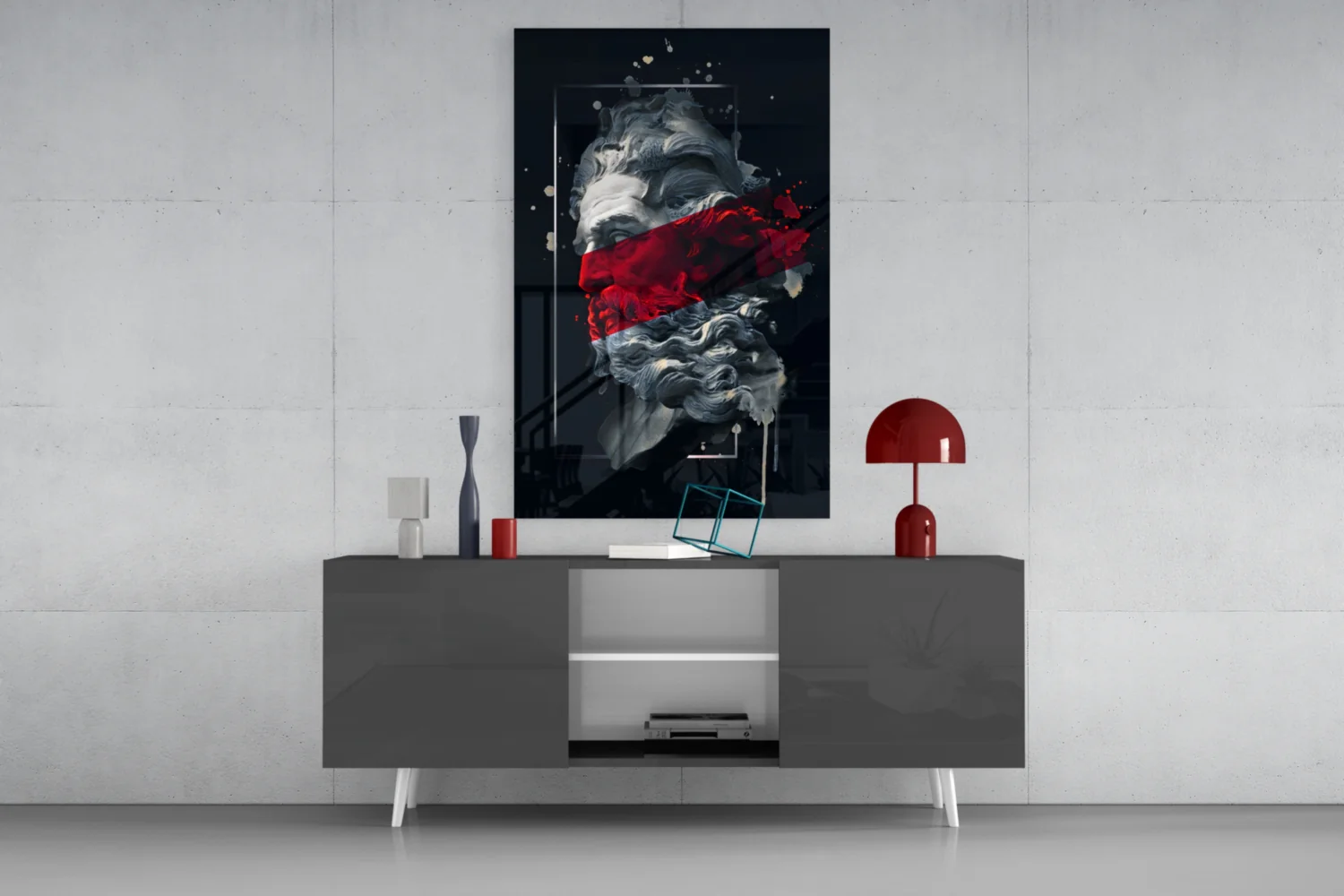 Poseidon Glass Wall Art - Image 9