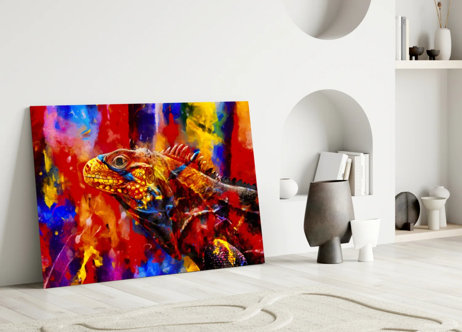 Chameleon Glass Wall Art - Image 4