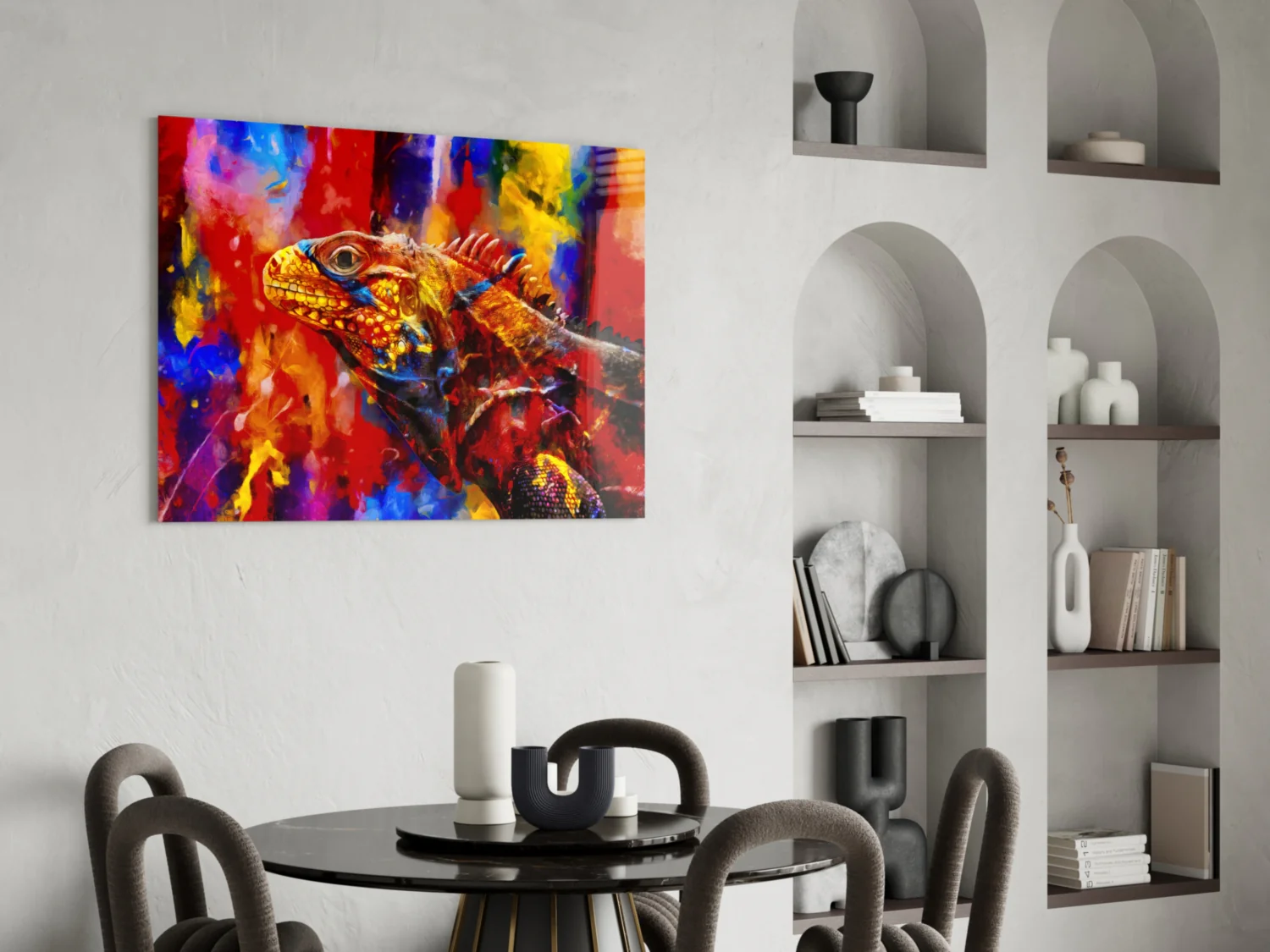 Chameleon Glass Wall Art - Image 6