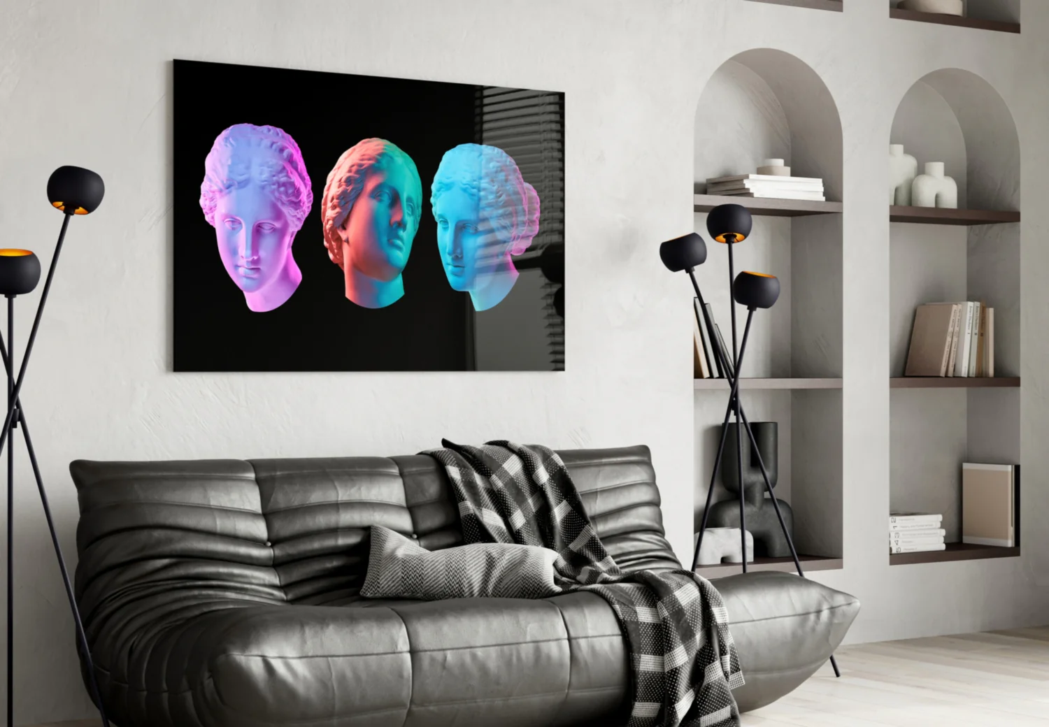 Statues Glass Wall Art - Image 5