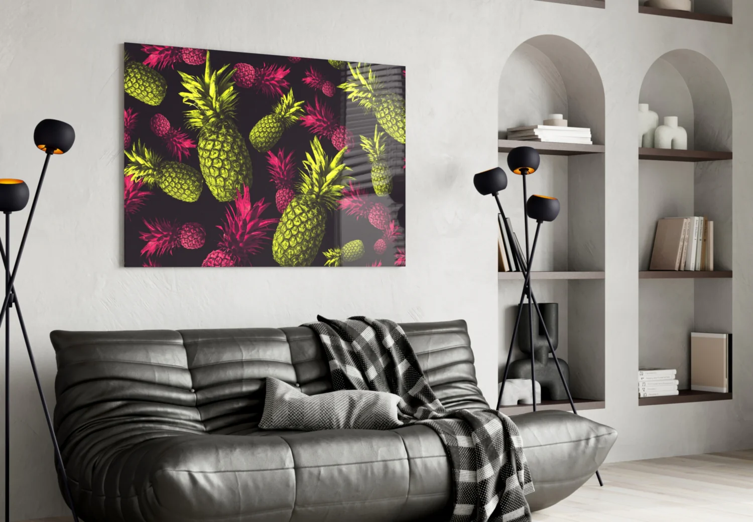 Pineapples Glass Wall Art - Image 5